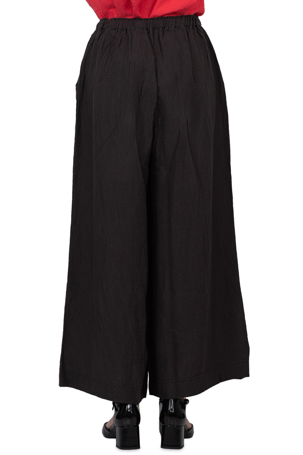 A+koloni - Azumadaki Linen Pants - Black