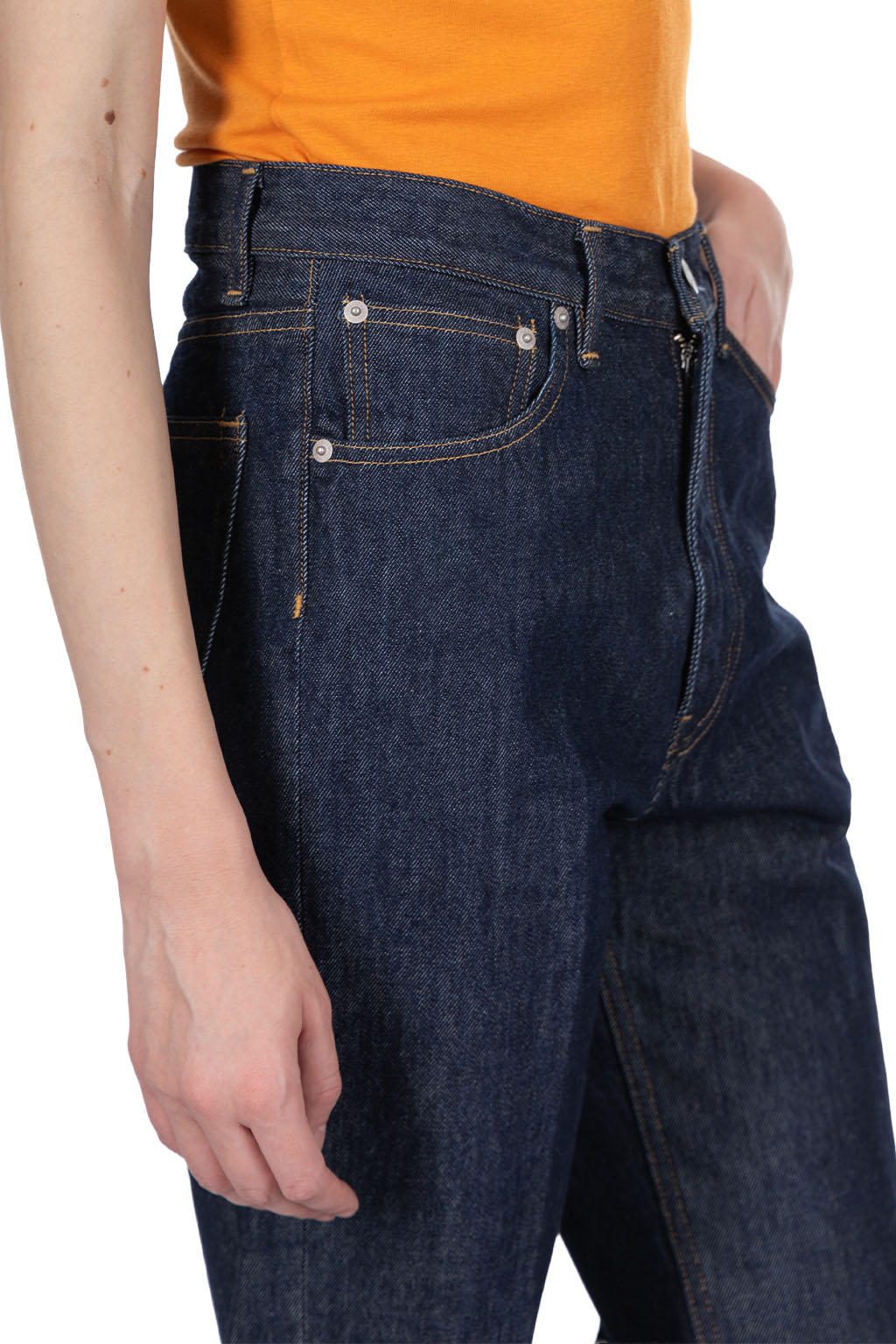 AURALEE - Hard Twist Denim 5P Pants - Indigo