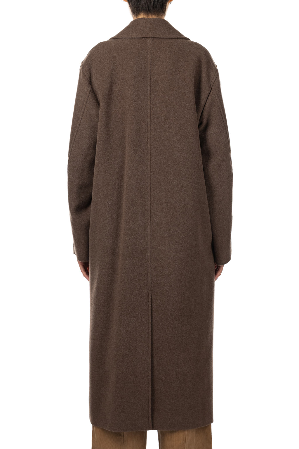 AURALEE - Super Fine Wool Mosser Chesterfield Coat - Top Brown