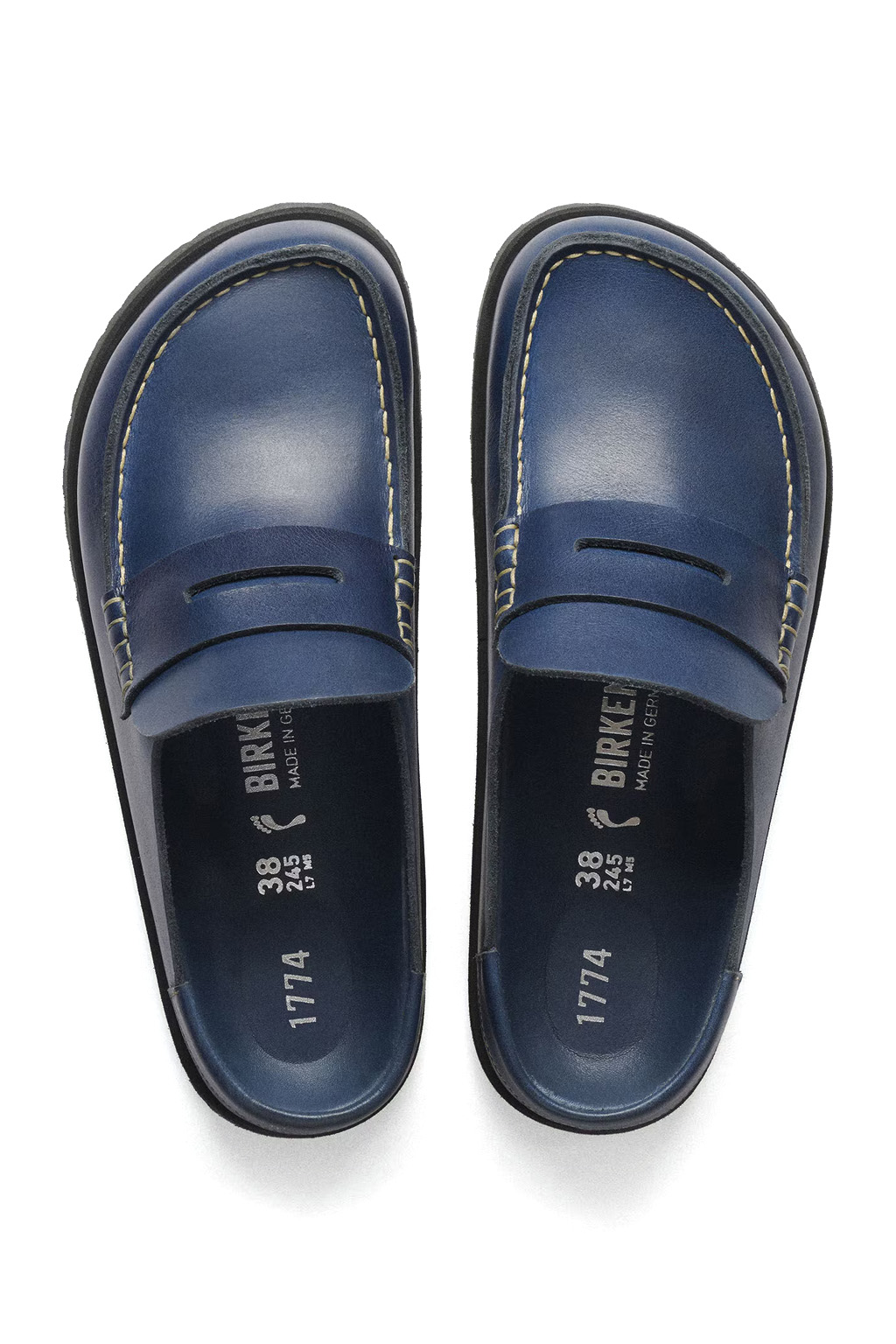 Birkenstock 1774 - 1774 Naples Wrapped - Oiled Leather - Midnight Navy - Regular