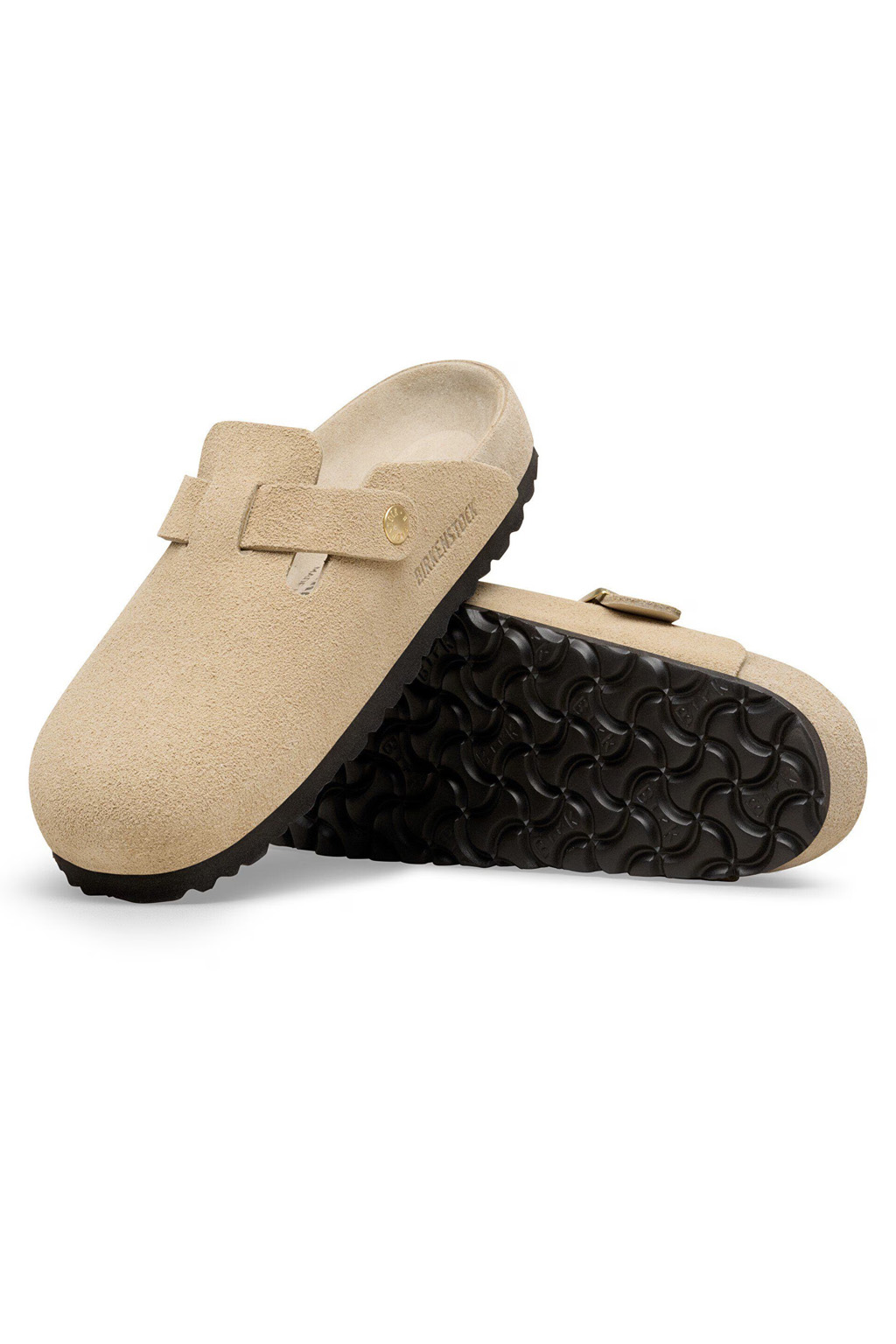 Birkenstock - Boston - Suede Leather - Taupe - Regular