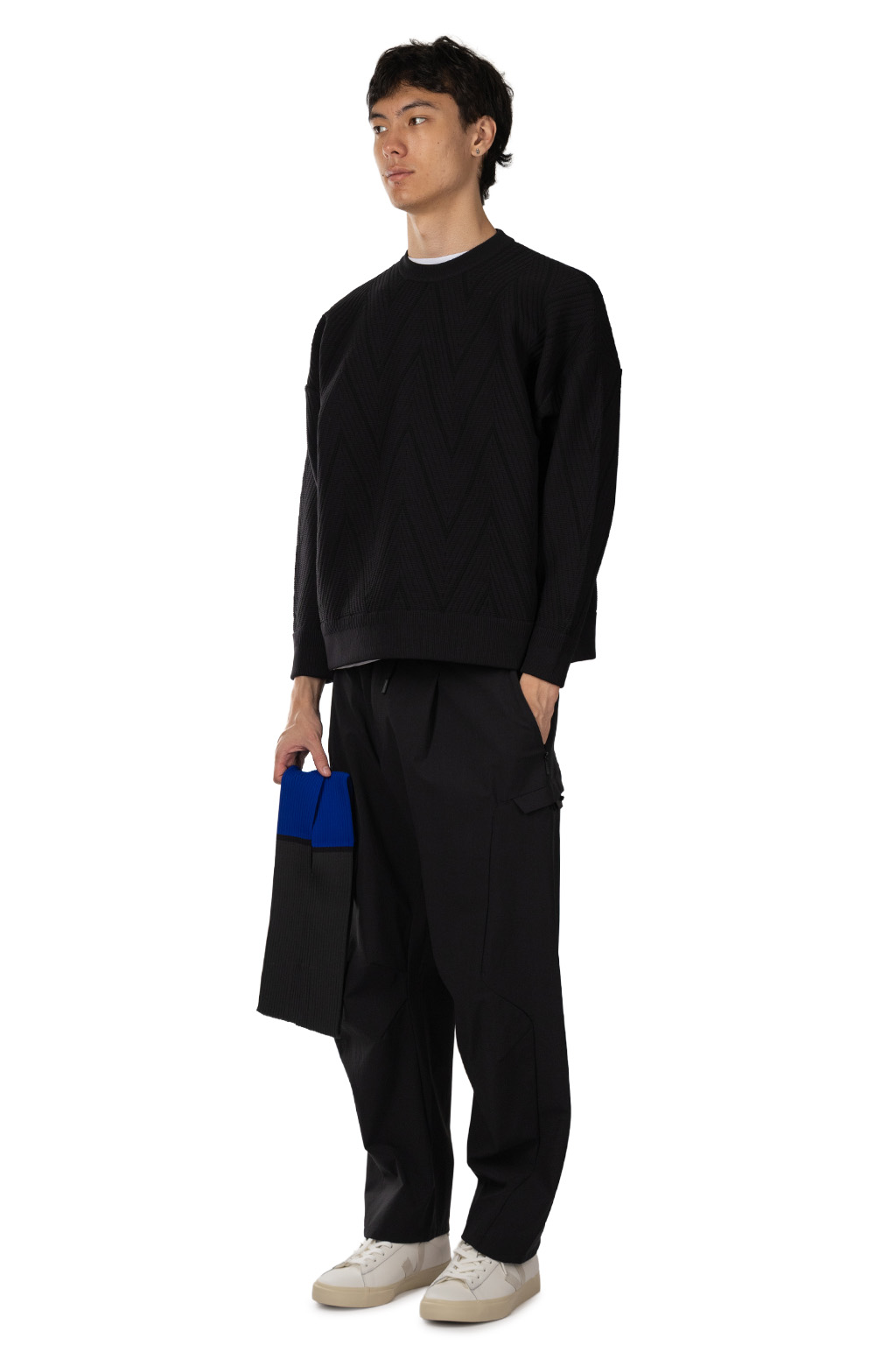 CFCL - Herringbone Pullover - Black