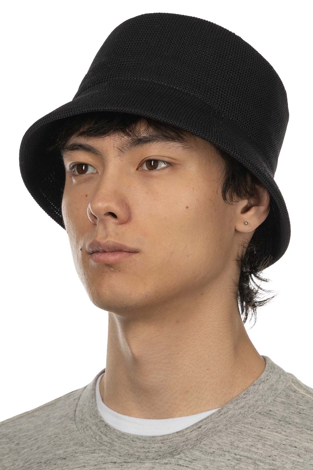 CFCL - Mesh Knit Bucket Hat - Black
