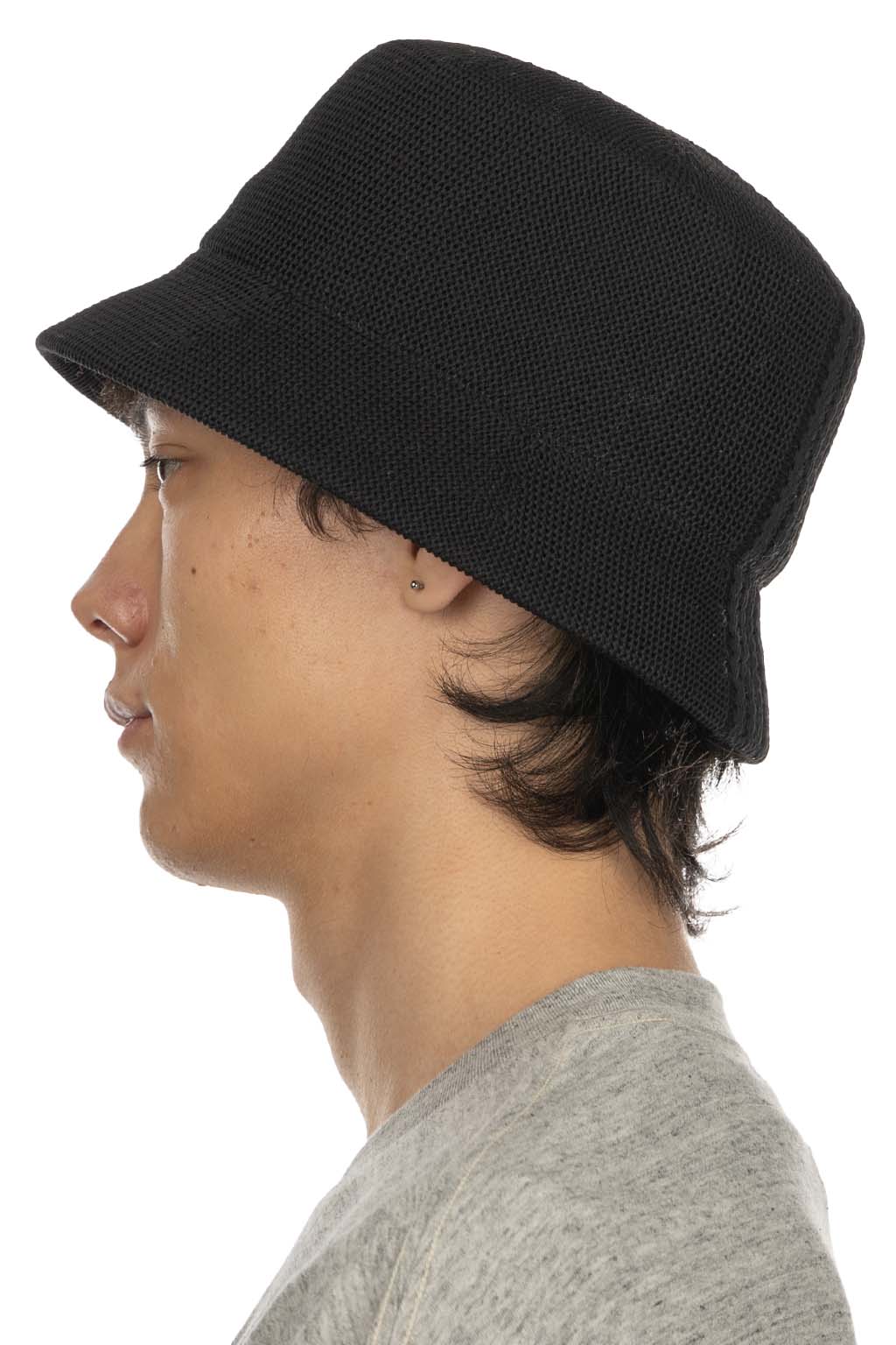 CFCL - Mesh Knit Bucket Hat - Black