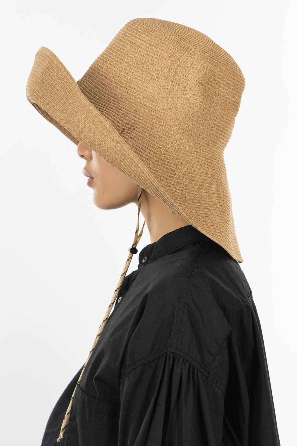 Cableami - Organic Cotton Braid Capeline Wide Brim Hat - 2 Colors