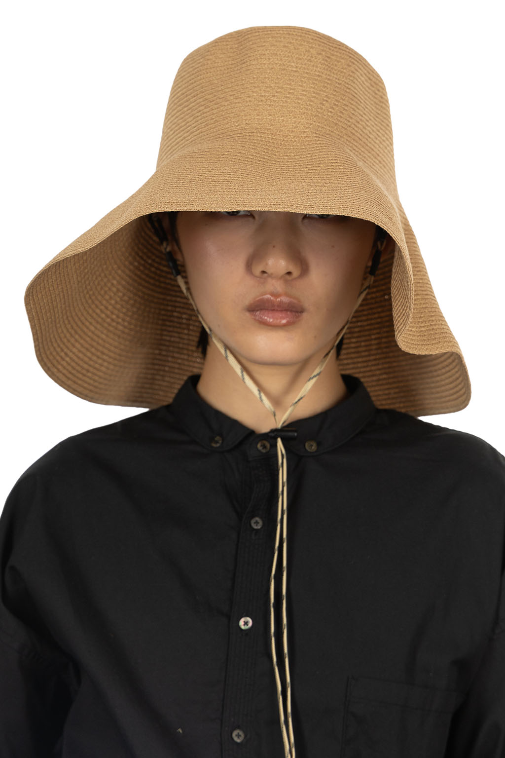 Cableami - Organic Cotton Braid Capeline Wide Brim Hat - 2 Colors