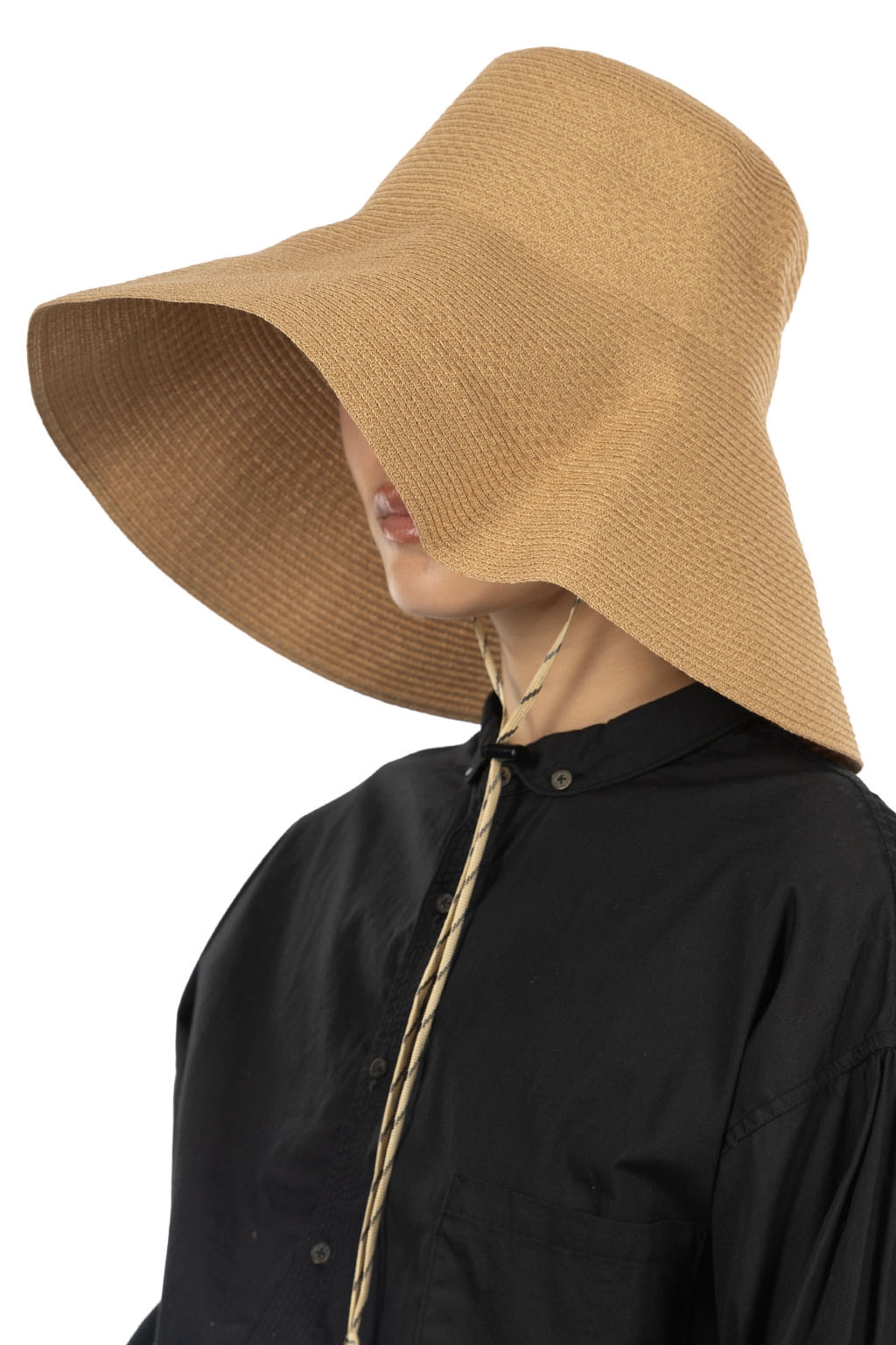 Cableami - Organic Cotton Braid Capeline Wide Brim Hat - 2 Colors