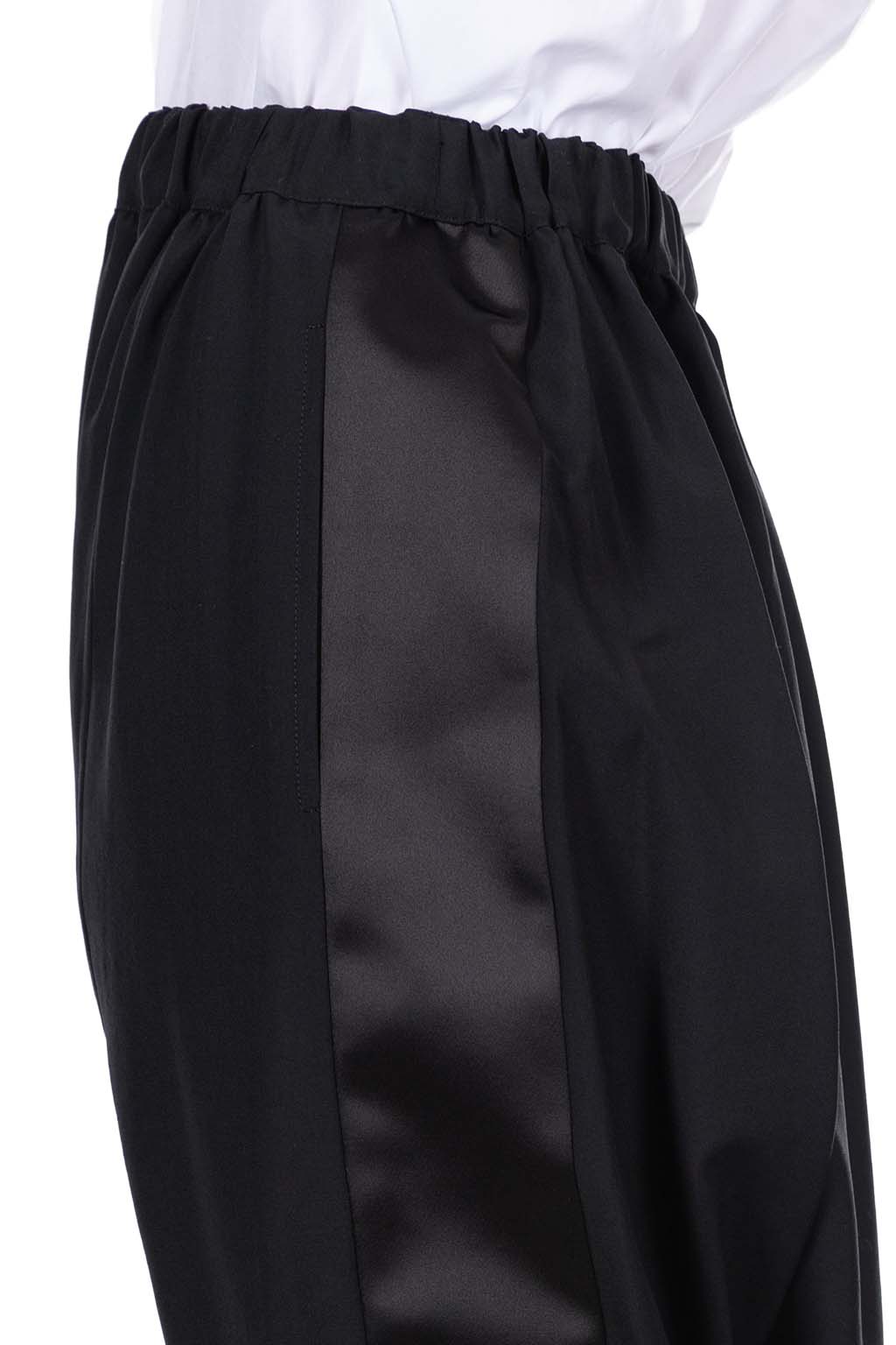 Comme Des Garcons Comme Des Garcons  - Drop-Crotch Cropped Pants - Black x Black