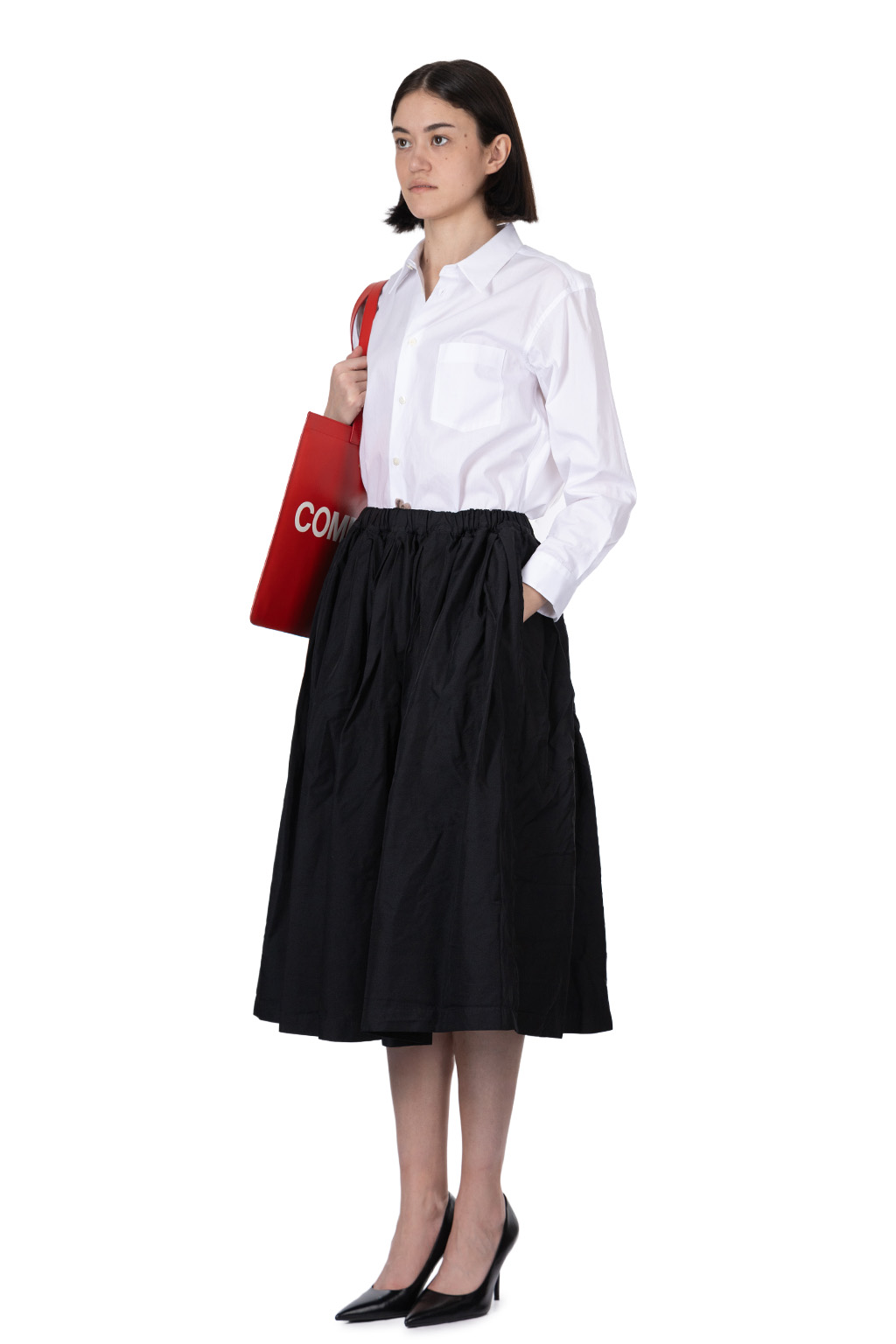Comme Des Garcons Comme Des Garcons  - Gathered Skirt - Black