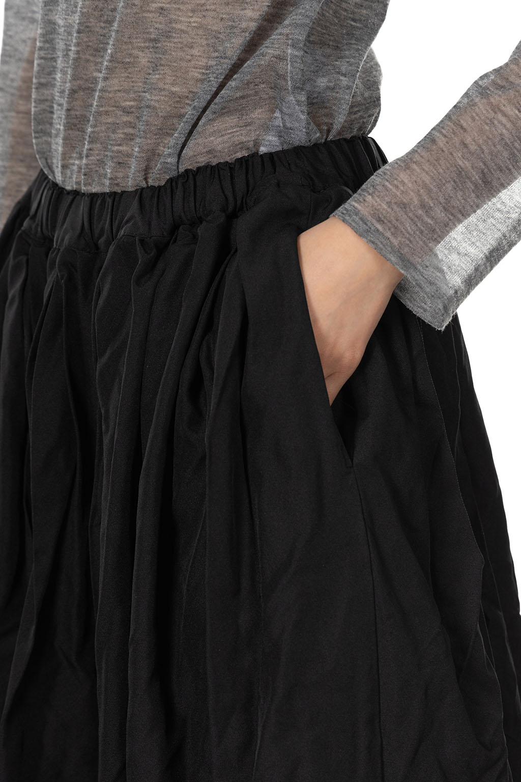 Comme Des Garcons Comme Des Garcons  - Gathered Skirt - Black