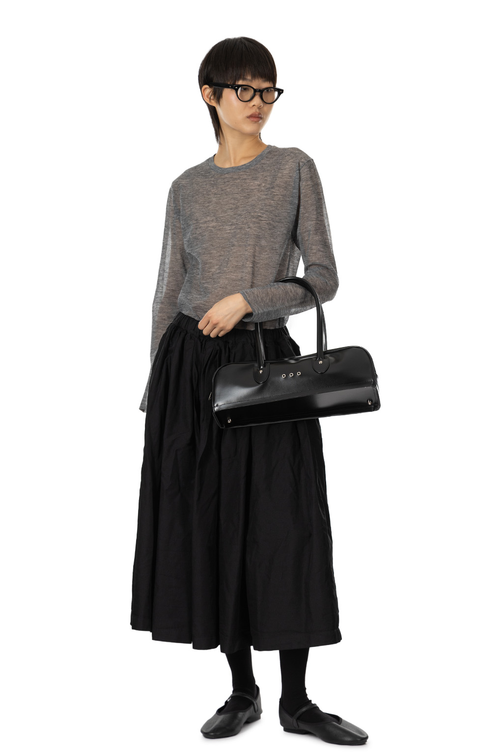 Comme Des Garcons Comme Des Garcons  - Leather Shoulder Bag - Large