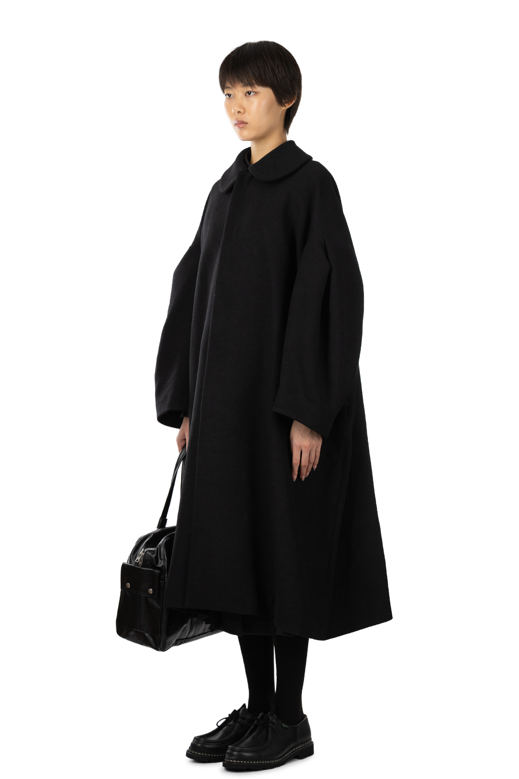 Comme Des Garcons Comme Des Garcons  - Oversized Topcoat - Black