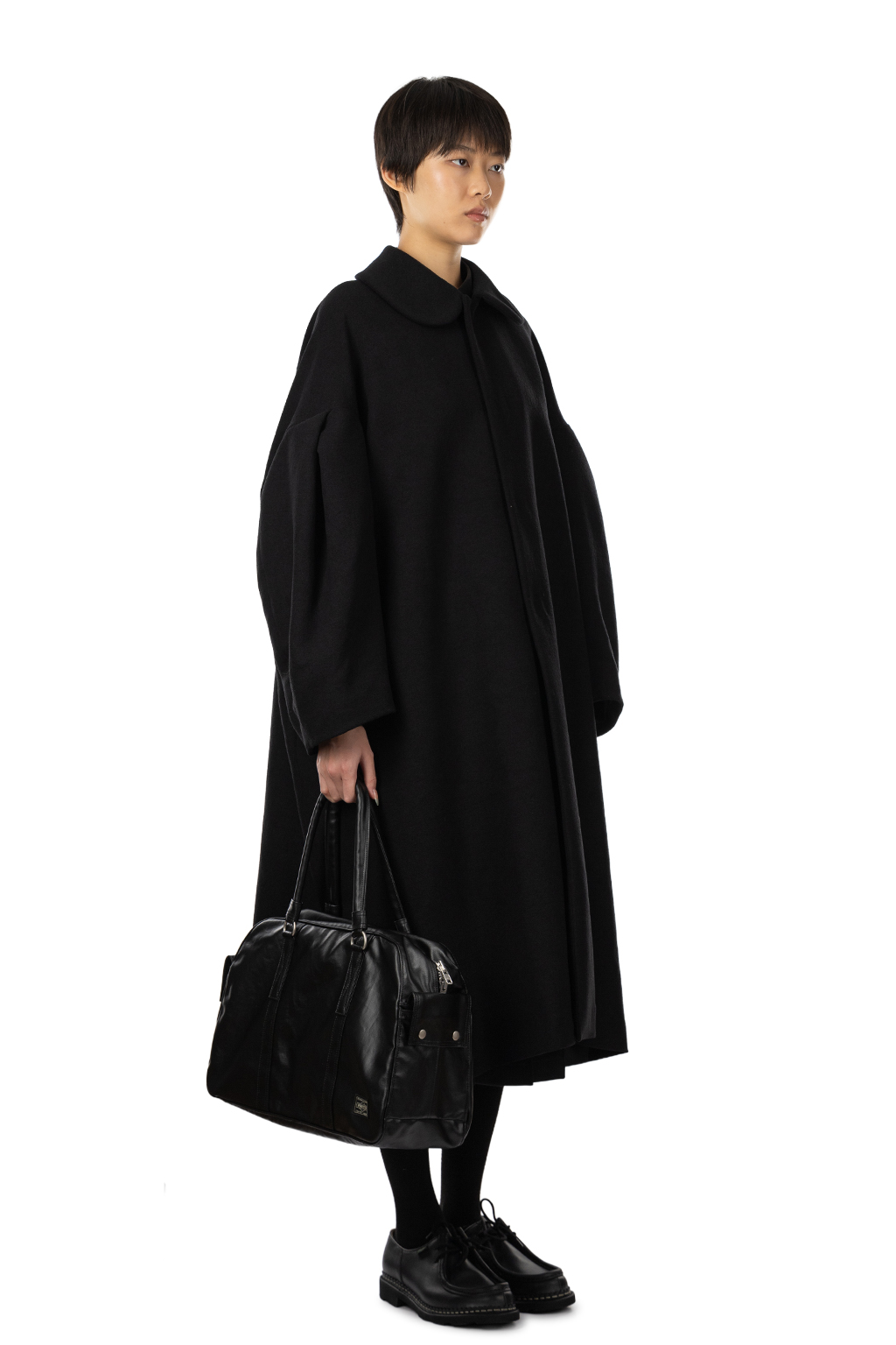 Comme Des Garcons Comme Des Garcons  - Oversized Topcoat - Black