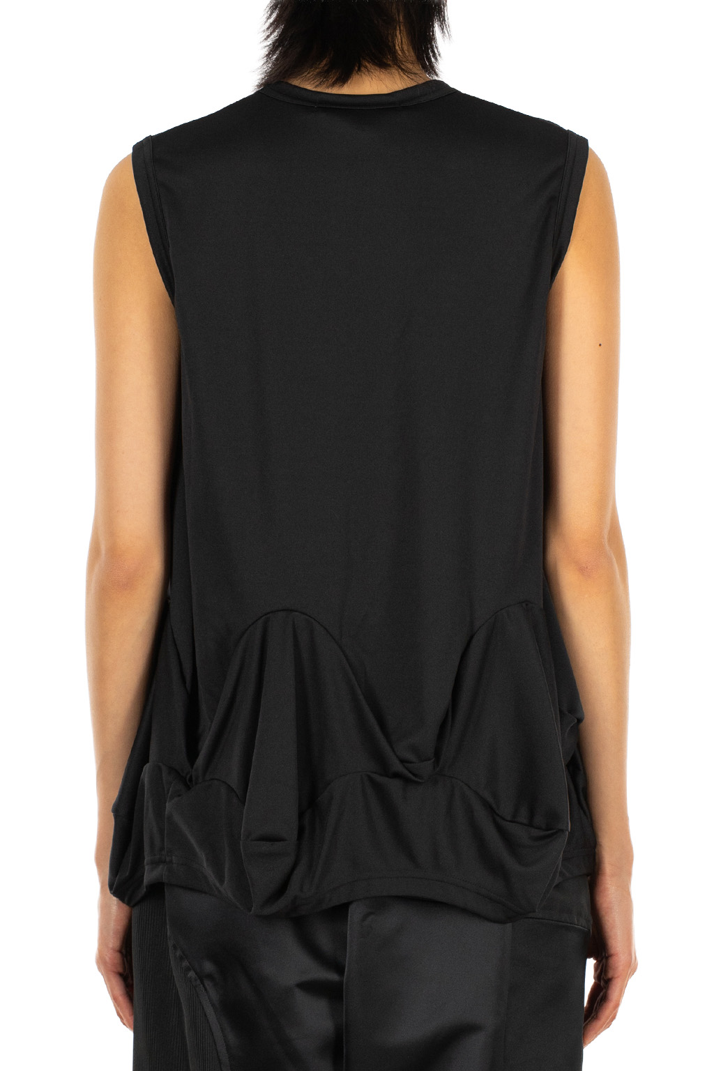 Comme Des Garcons Comme Des Garcons  - Peplum Sleeveless Top - Black