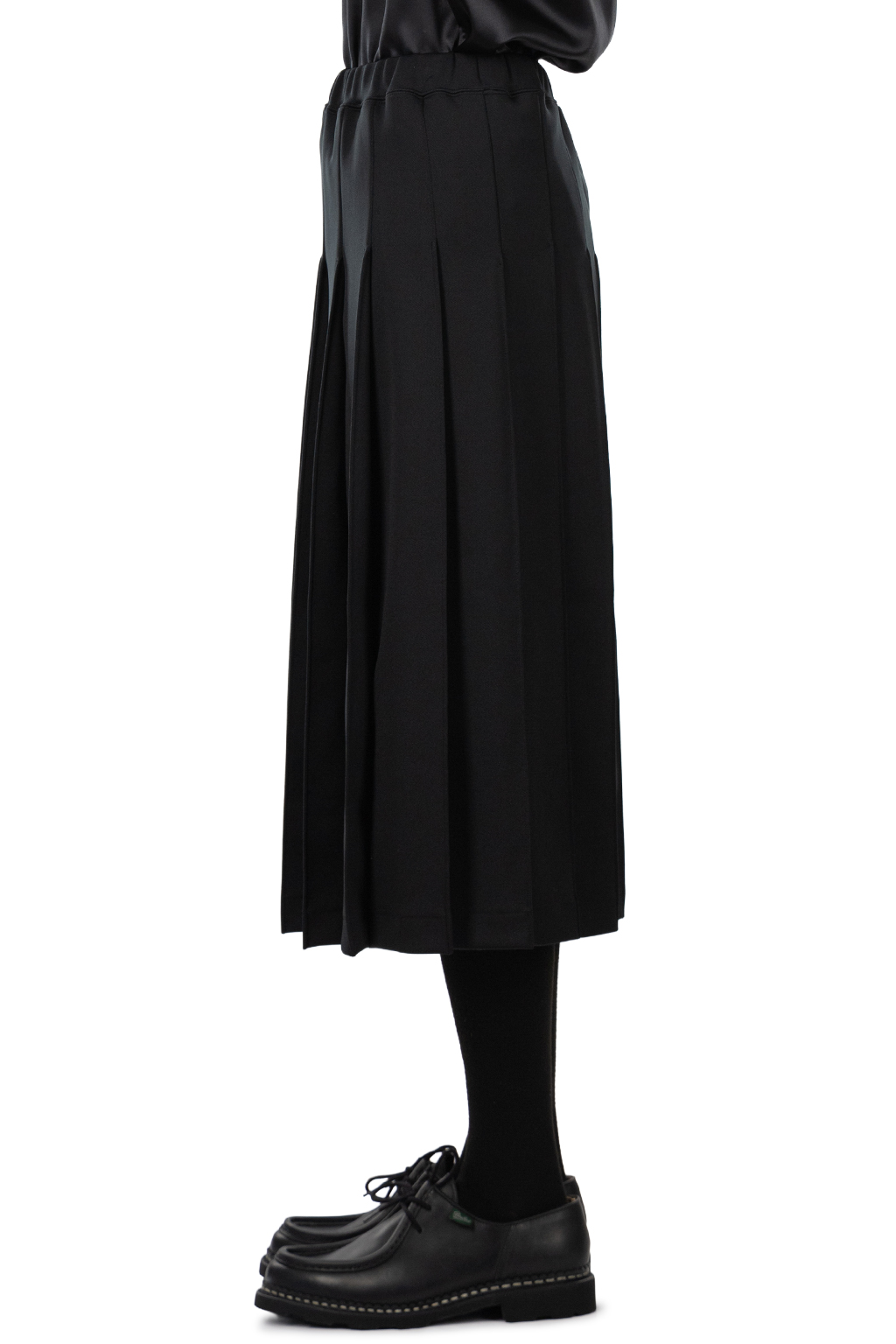 Comme Des Garcons Comme Des Garcons  - Elastic-Waist Pleated Skirt - Black