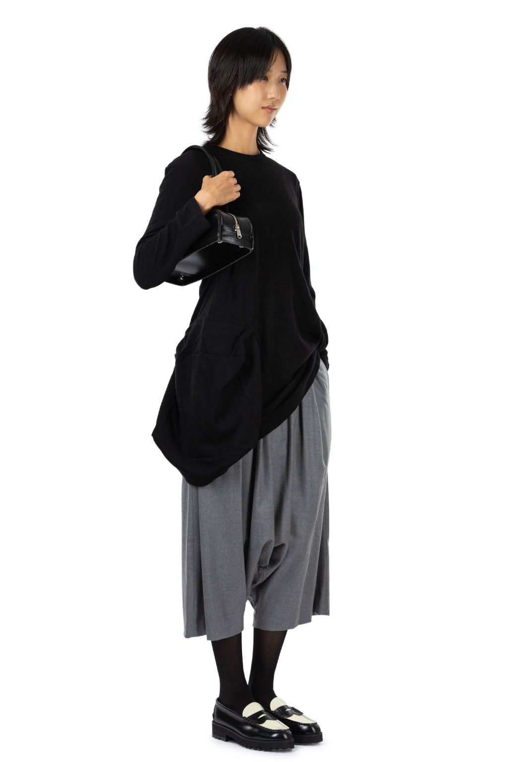 Comme Des Garcons Comme Des Garcons  - Wool Jersey Pullover - Black