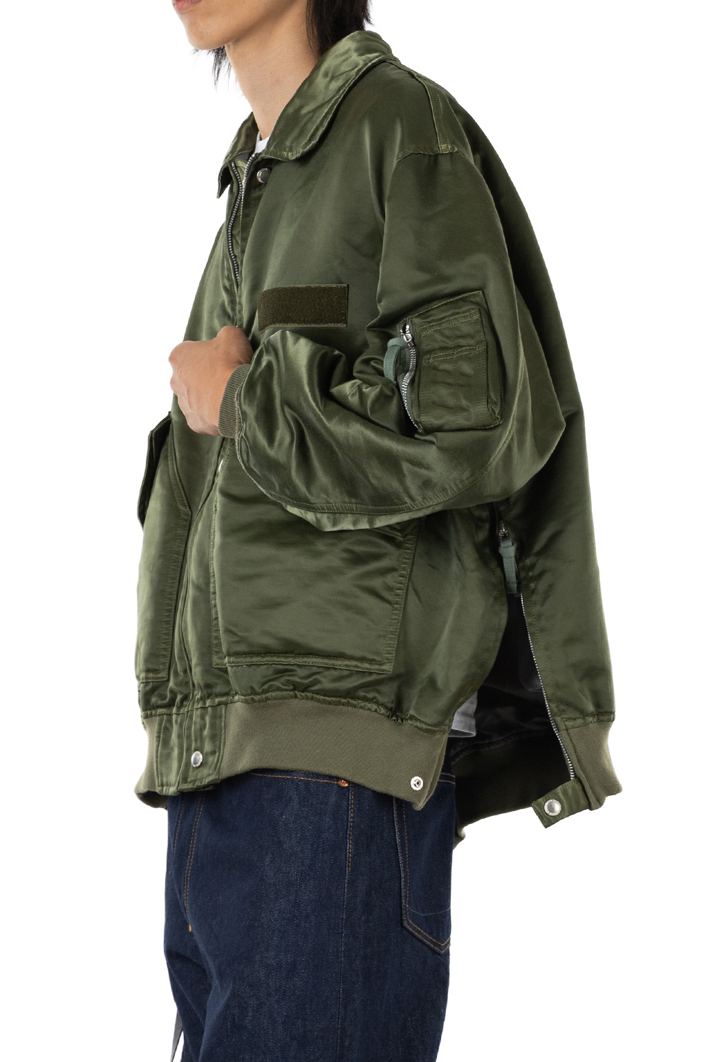 Comme Des Garcons Homme - Cotton Nylon Twill Double Weave Garment Dyed Jacket - Khaki