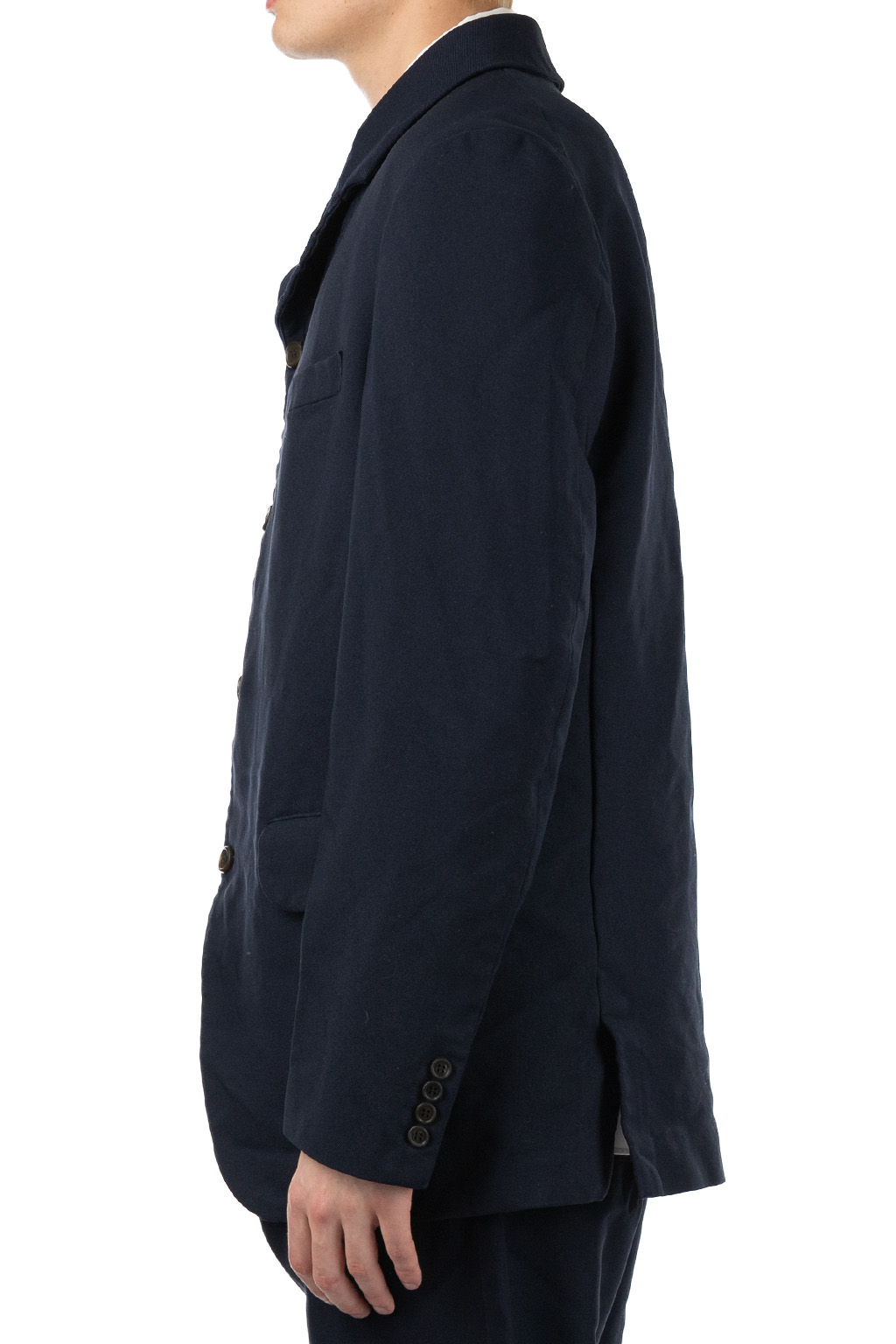 Comme Des Garcons Homme Deux - Patch Pocket Jacket - Navy