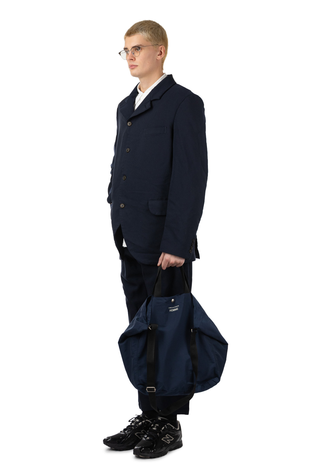 Comme Des Garcons Homme Deux - Patch Pocket Jacket - Navy