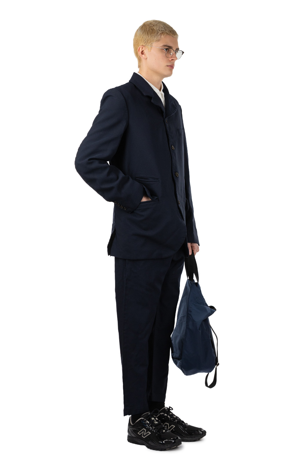 Comme Des Garcons Homme Deux - Patch Pocket Jacket - Navy