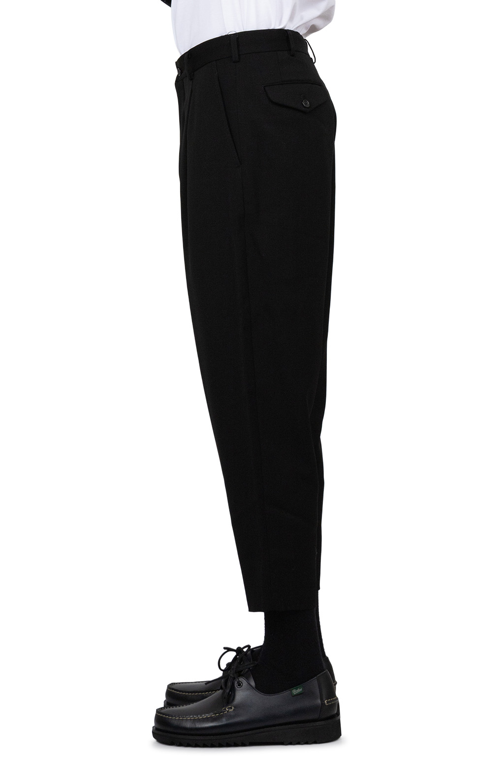 Comme Des Garcons Homme Deux - Men Wool Trouser - Black