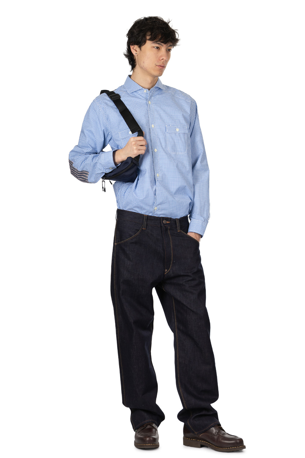 Comme Des Garcons Homme - Polyester Corduroy Wiast Bag - Navy