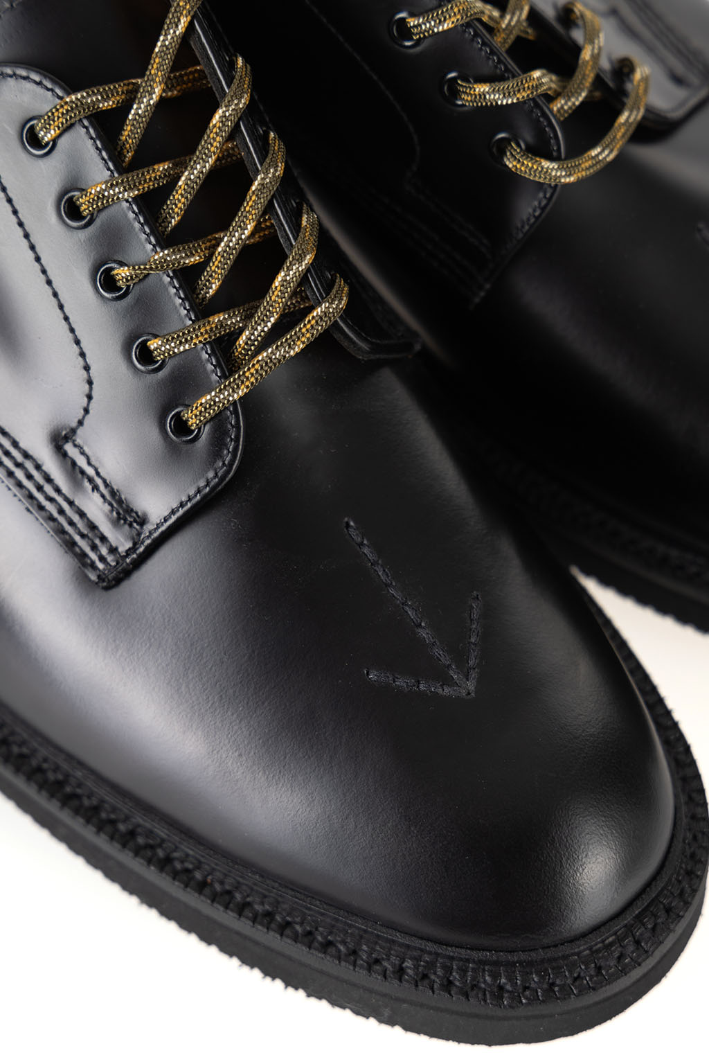 Comme Des Garcons Homme - x SANDERS - Glossy Leather - Black