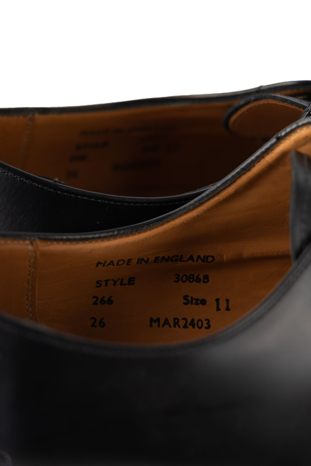 Comme Des Garcons Homme - x SANDERS - Glossy Leather - Black