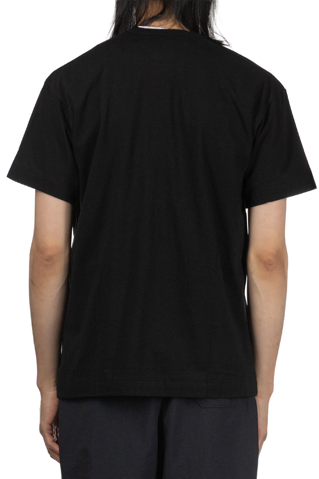 Comme Des Garcons Play - Men's Double Heart T-Shirt - Black