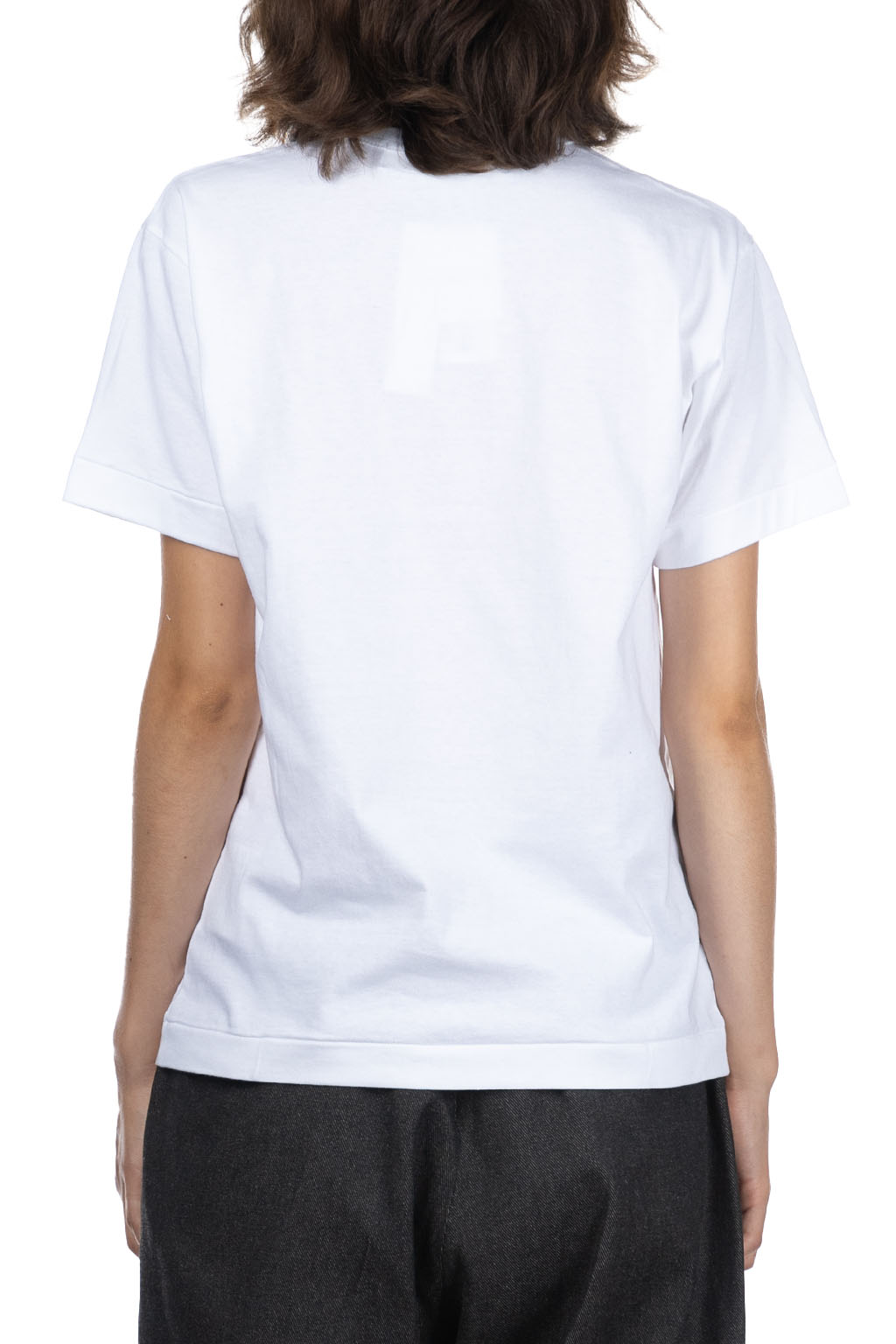 Comme Des Garcons Play - Men's Red Heart T-Shirt - White