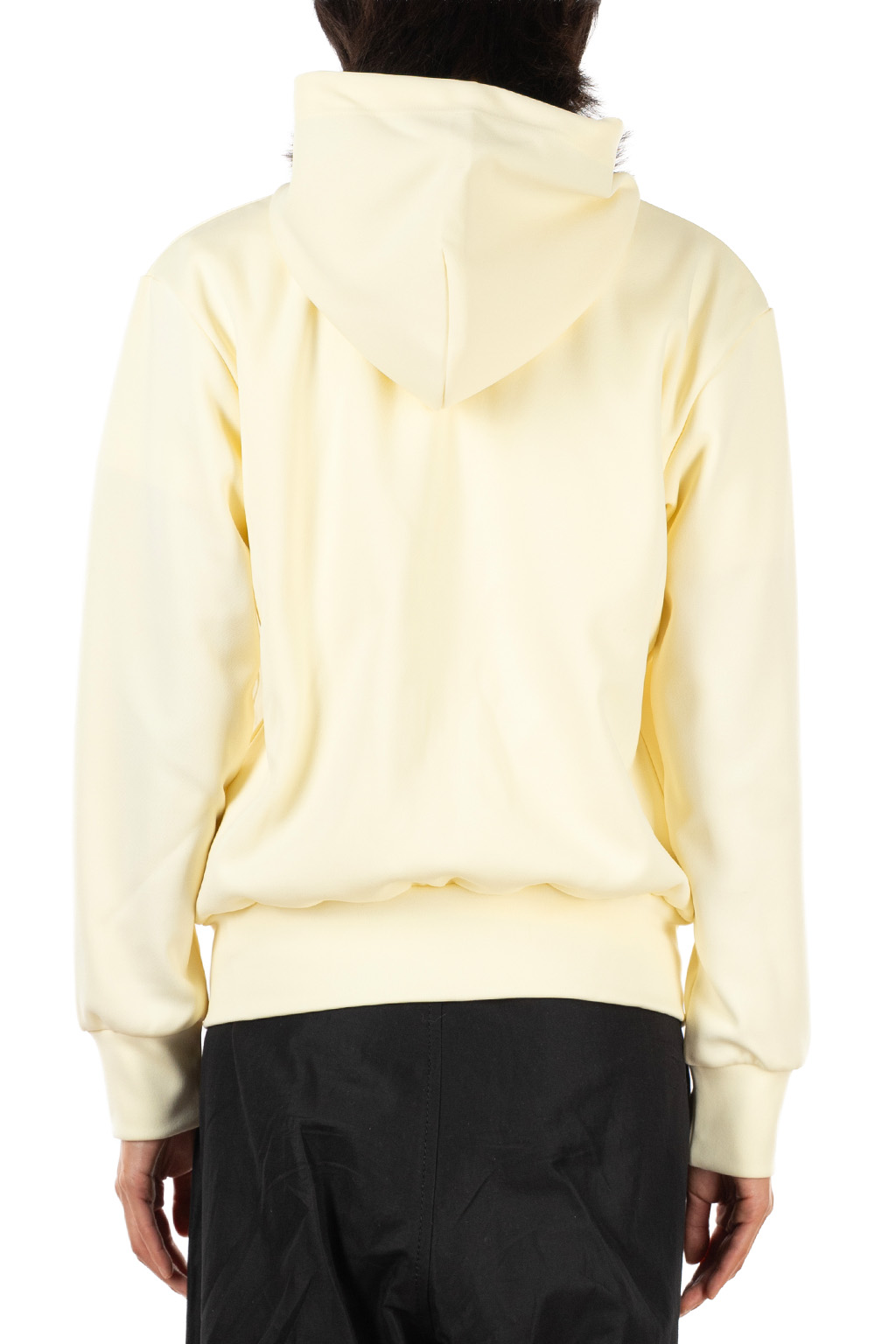 Comme Des Garcons Play - Unisex's Red Heart Zip Hoodie - Ivory