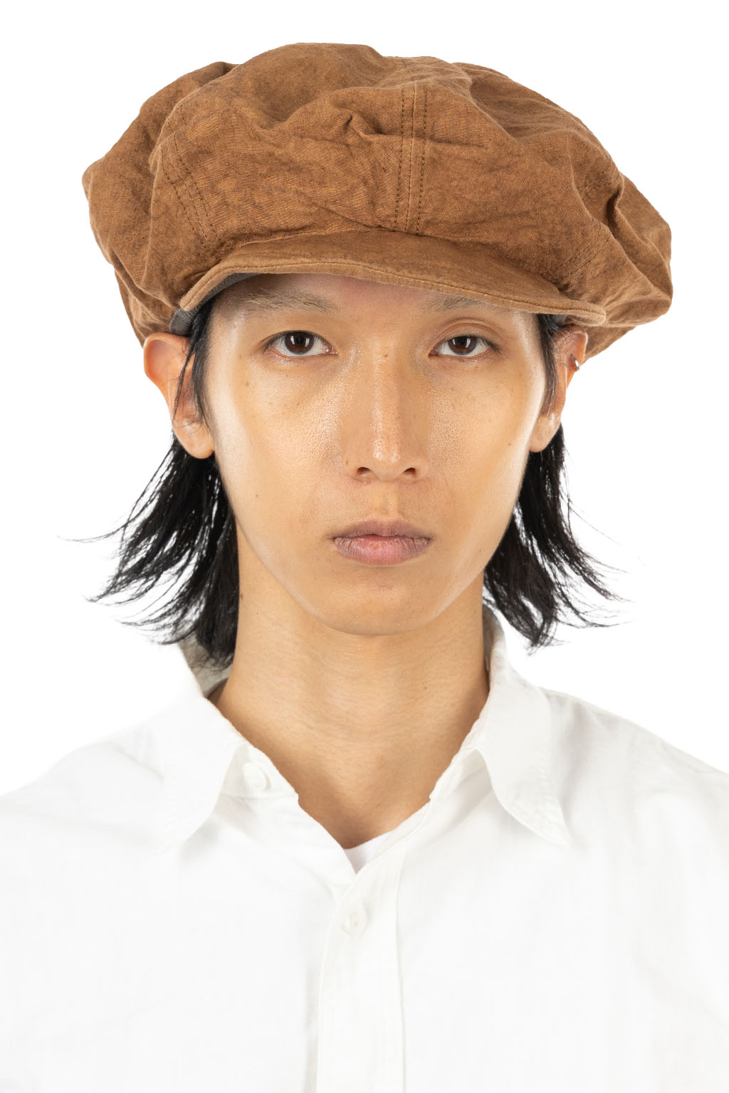 Decho - Natural Dye Canvas Casquette - Kakishibu