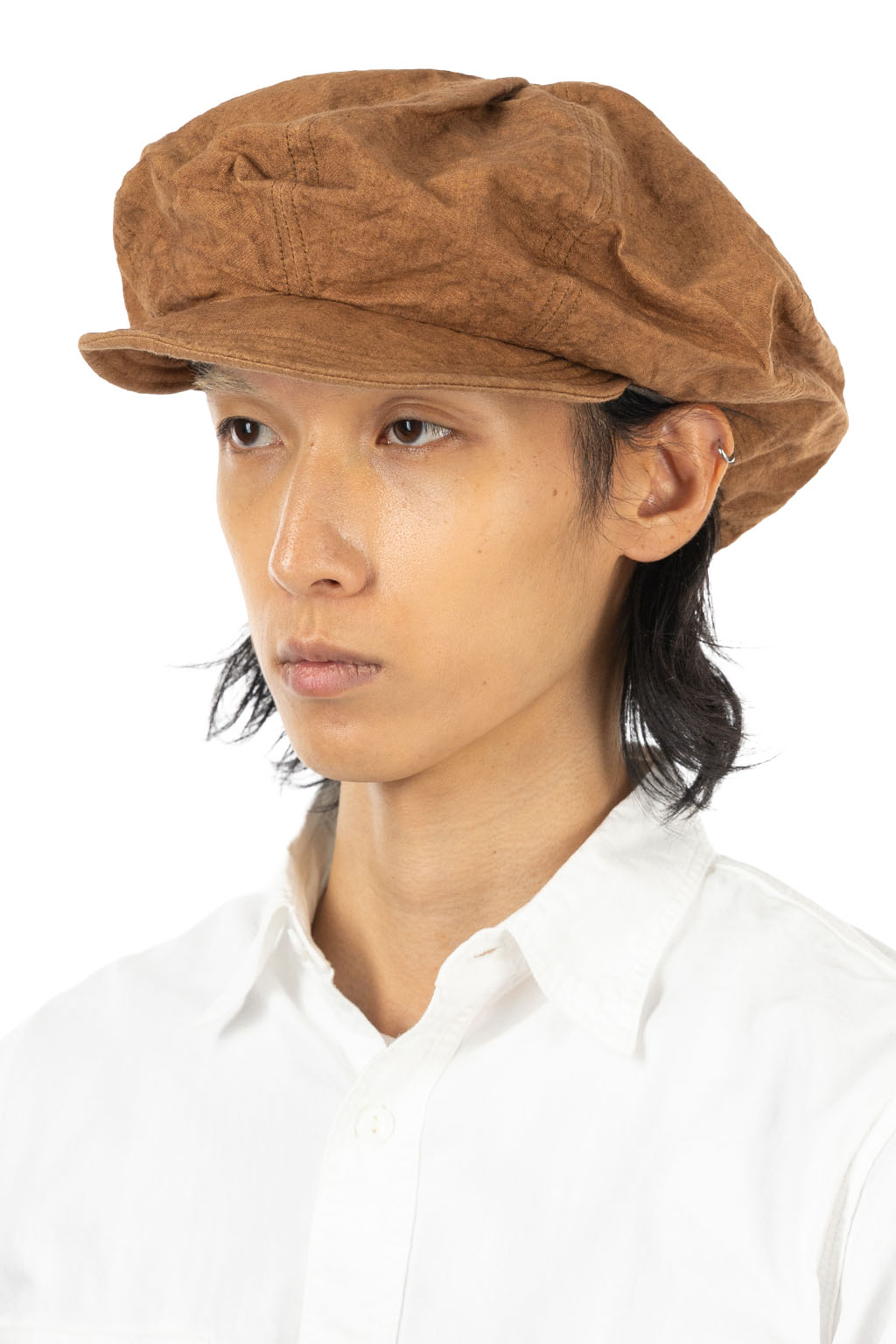 Decho - Natural Dye Canvas Casquette - Kakishibu
