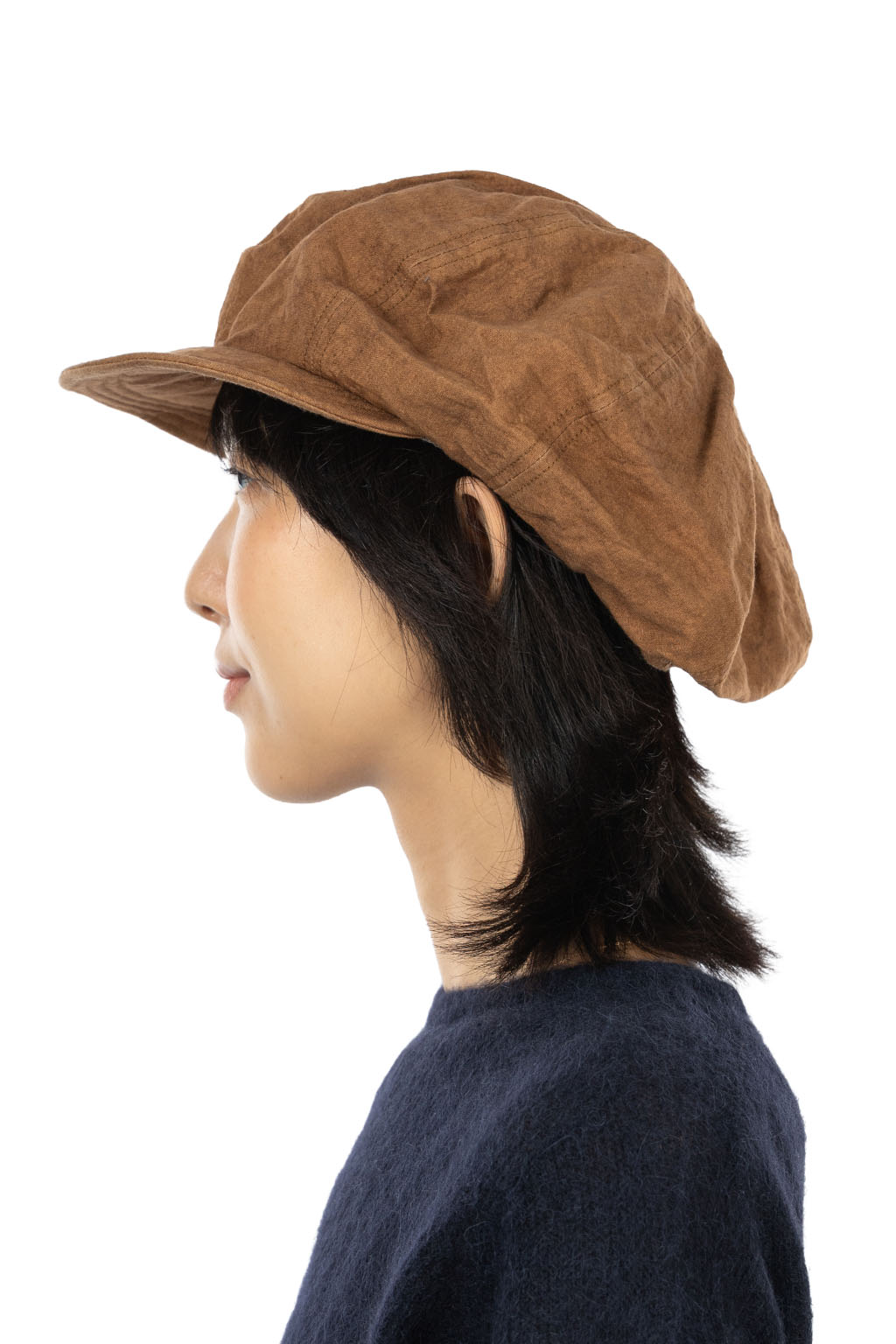 Decho - Natural Dye Canvas Casquette - Kakishibu