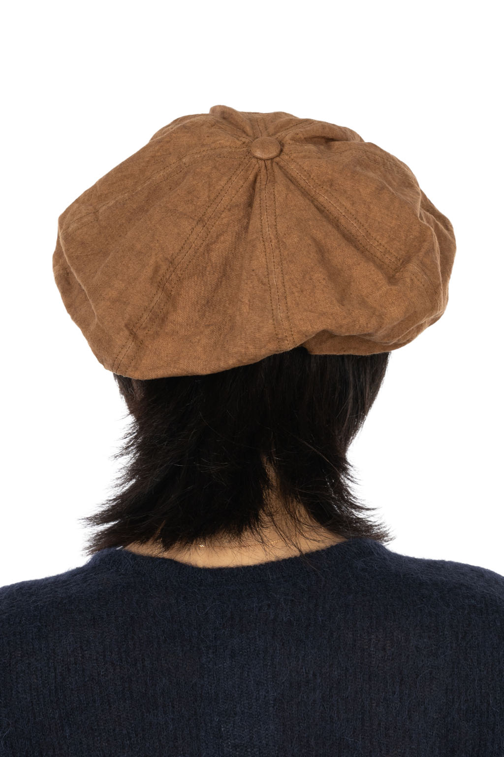 Decho - Natural Dye Canvas Casquette - Kakishibu