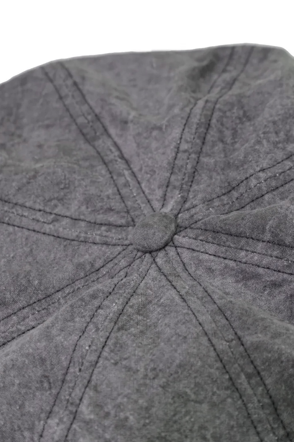 Decho - Natural Dye Canvas Casquette - Sumi Black