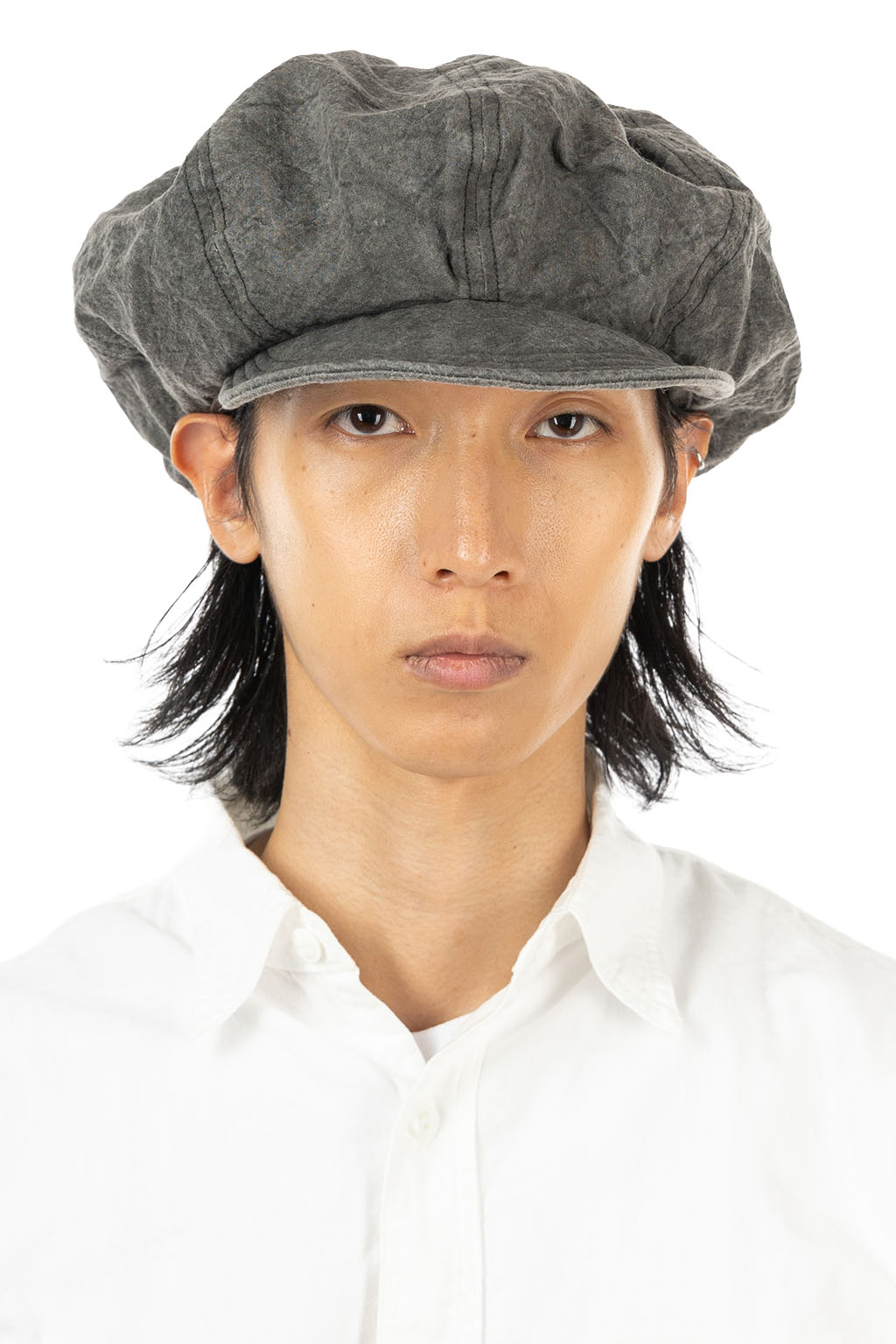 Decho - Natural Dye Canvas Casquette - Sumi Black