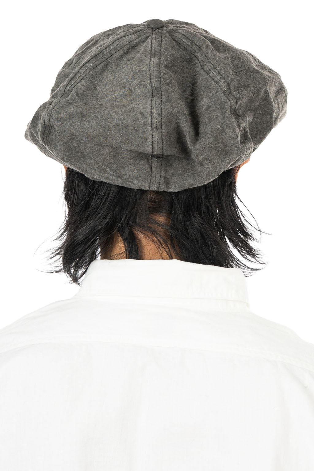 Decho - Natural Dye Canvas Casquette - Sumi Black
