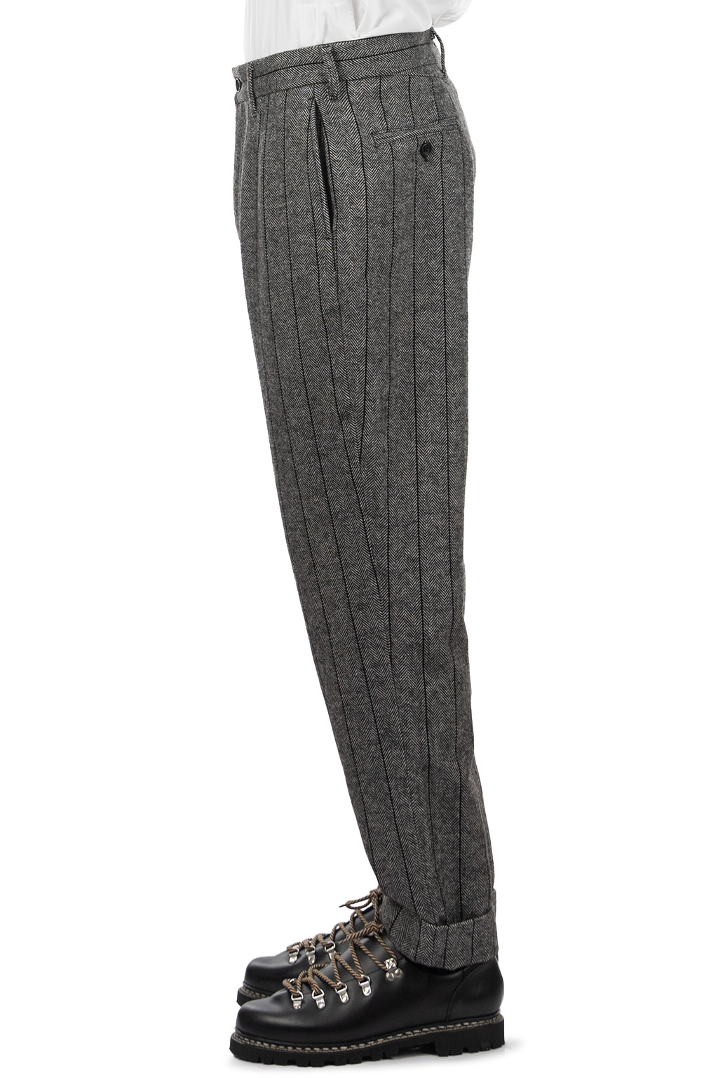 Engineered Garments - Andover Pant - Dk.Grey Wool Striped HB