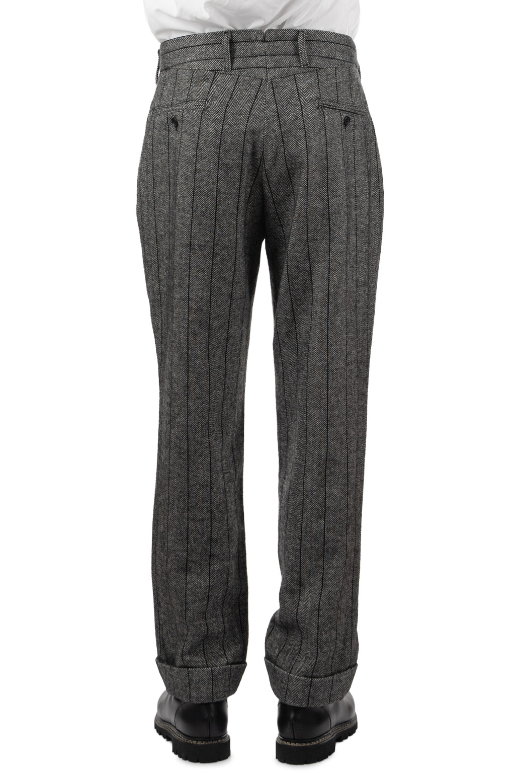 Engineered Garments - Andover Pant - Dk.Grey Wool Striped HB
