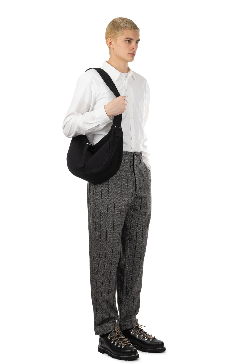 Engineered Garments - Andover Pant - Dk.Grey Wool Striped HB