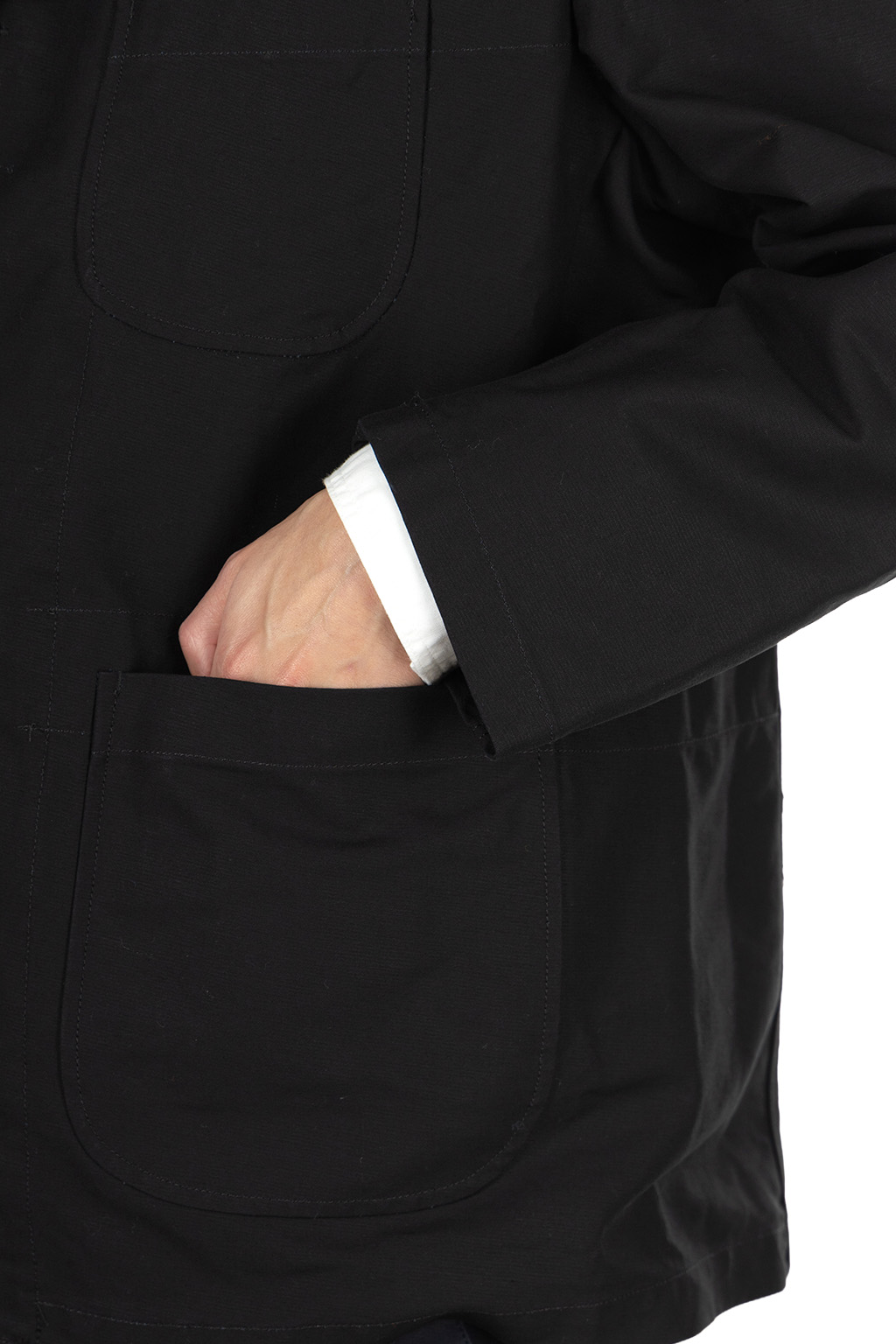 Engineered Garments - Bedford Jacket - Black Cotton Double Cloth