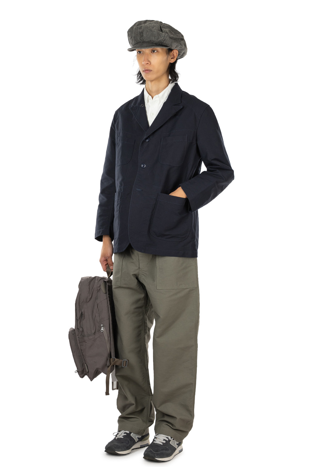Engineered Garments - Bedford Jacket - Navy Cotton Double Cloth