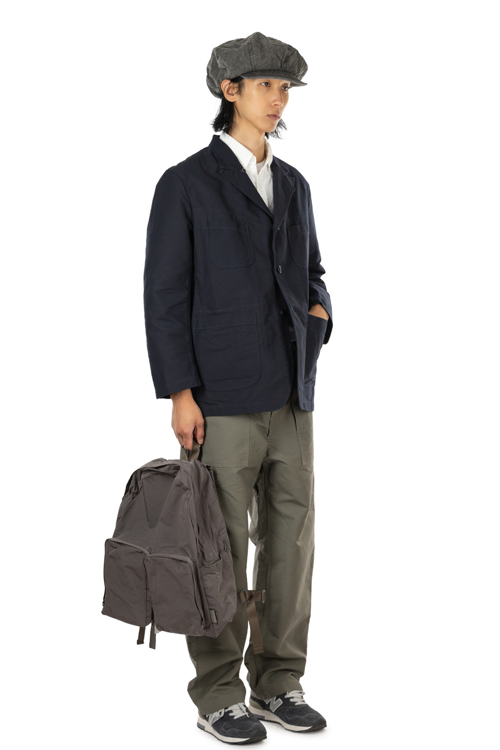 Engineered Garments - Bedford Jacket - Navy Cotton Double Cloth