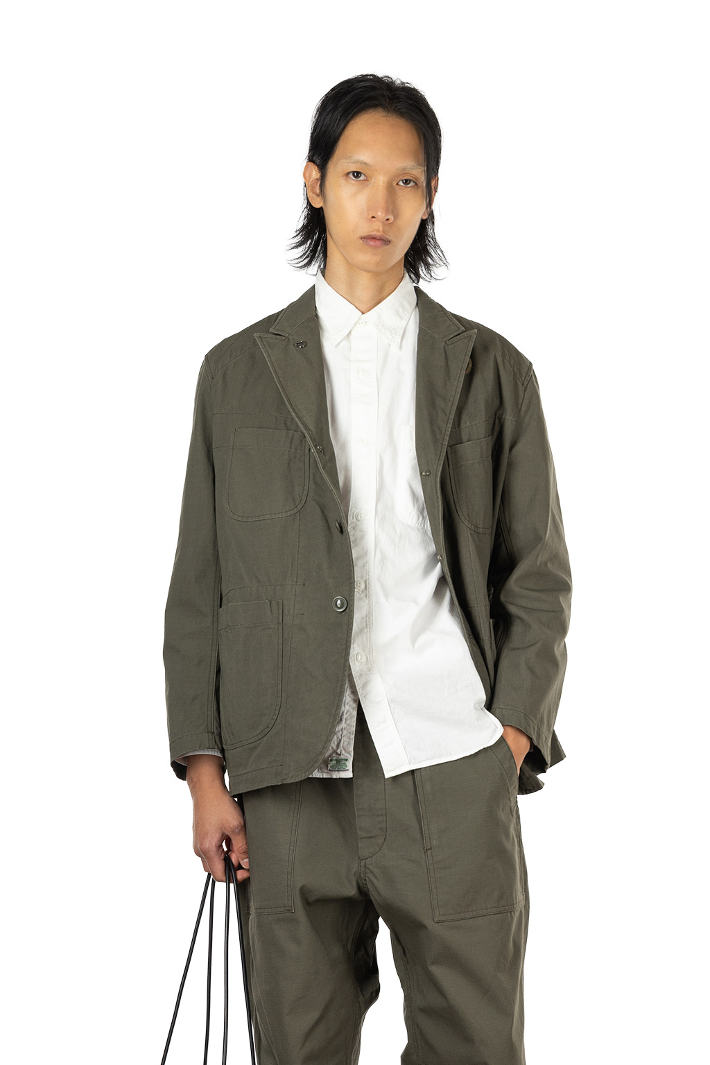 Engineered Garments - Bedford Jacket - Olive Heavyweight Cotton Ripstop