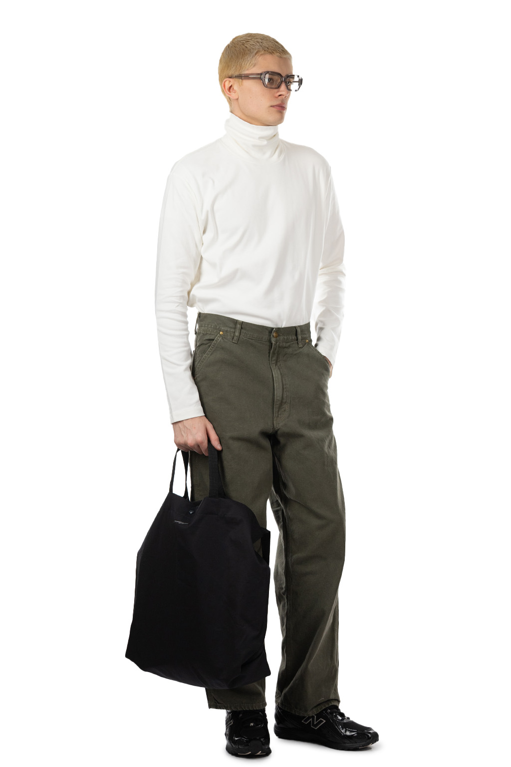 Engineered Garments - Carry All Tote - Dk.Navy Cotton Ventile Twill