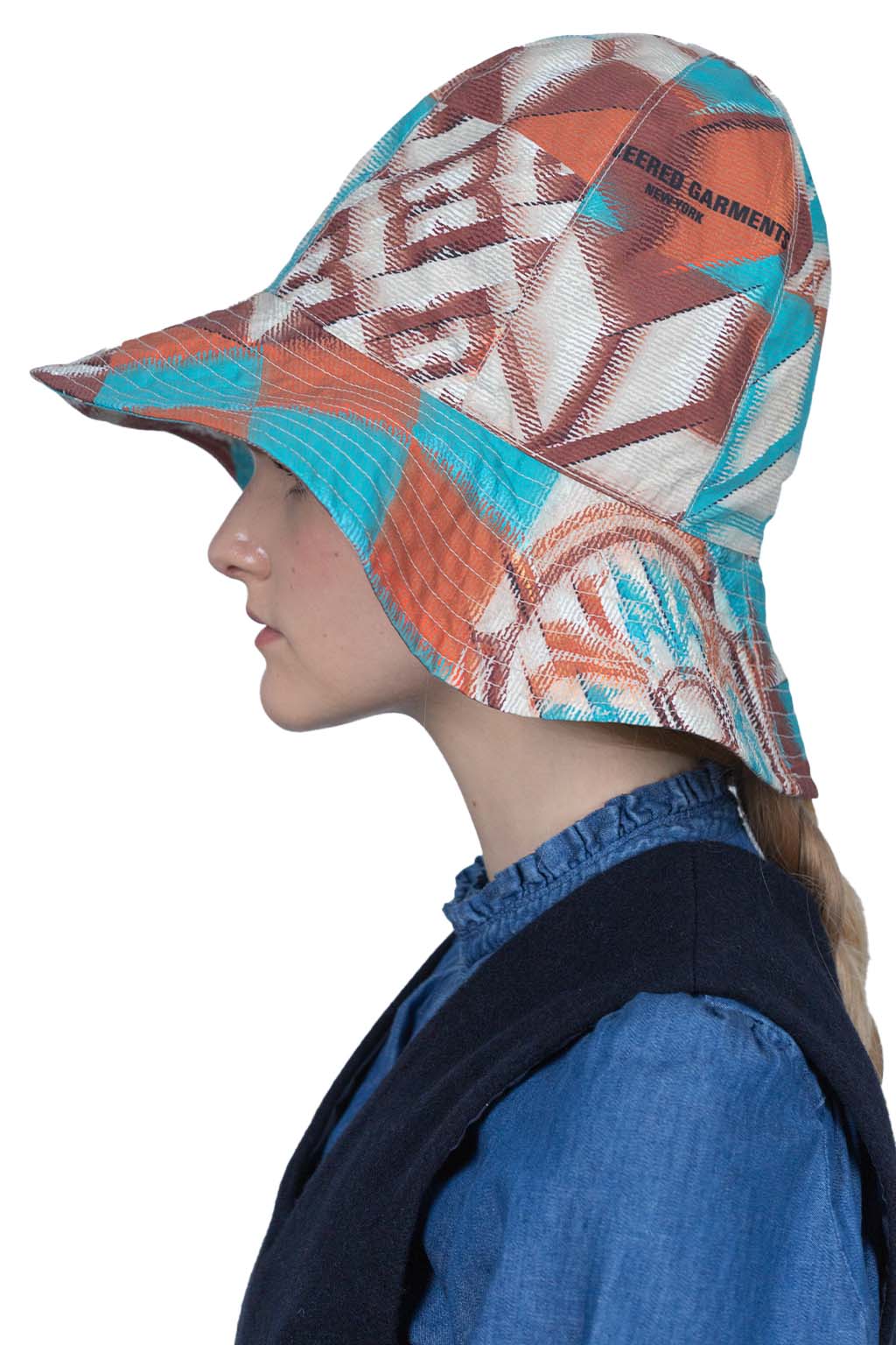 Engineered Garments Dome Hat - Blue Cotton Islamic Tile Print