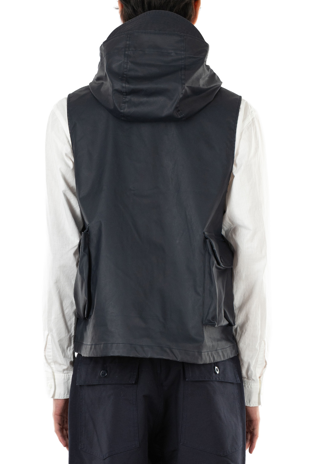 Engineered Garments - Field Vest - Dk.Navy Polyester Coated Cloth