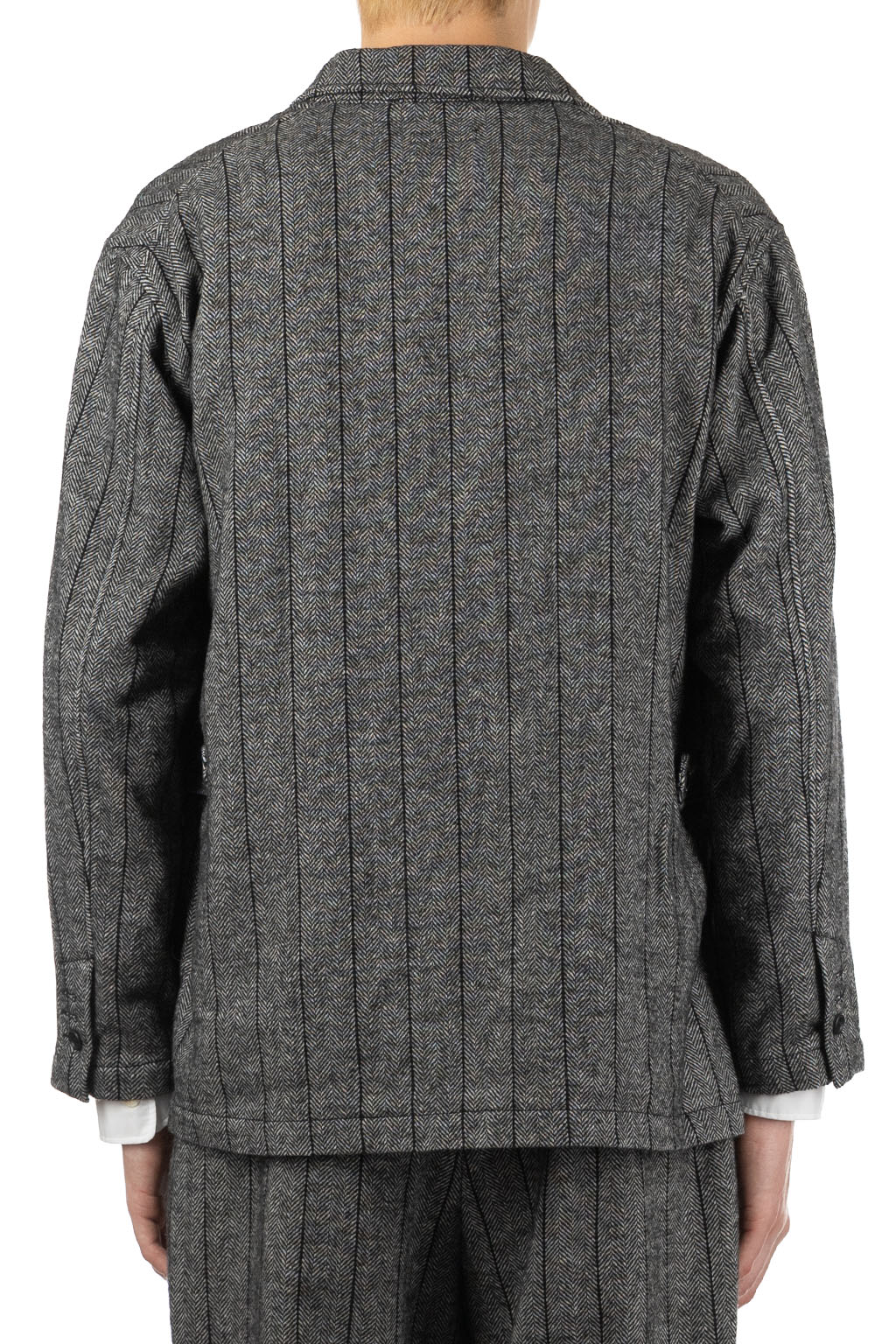 Engineered Garments - Loiter Jacket - Dk.Grey Wool Striped HB