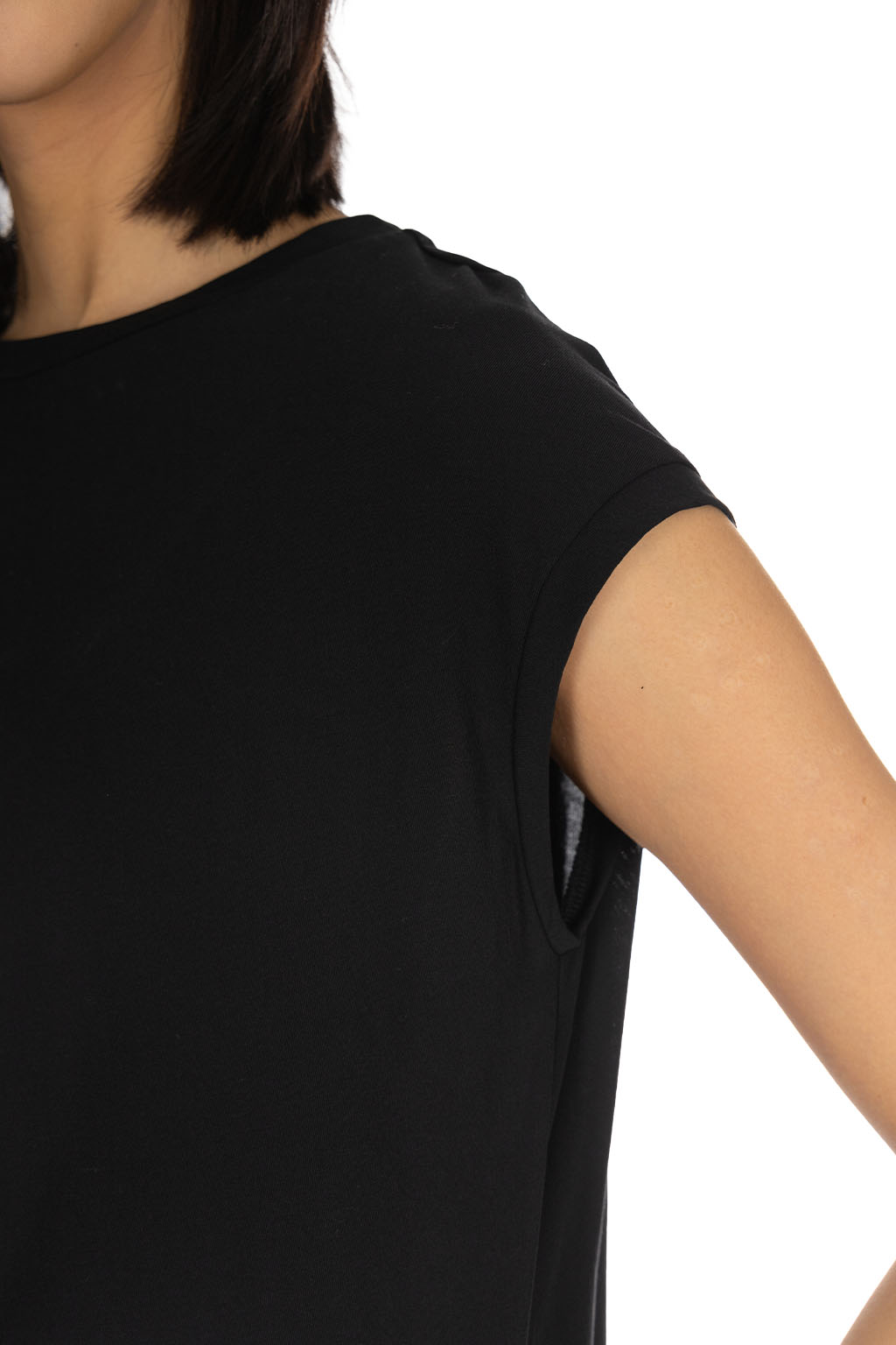 Evam Eva - CS Sleeveless One Piece - Black